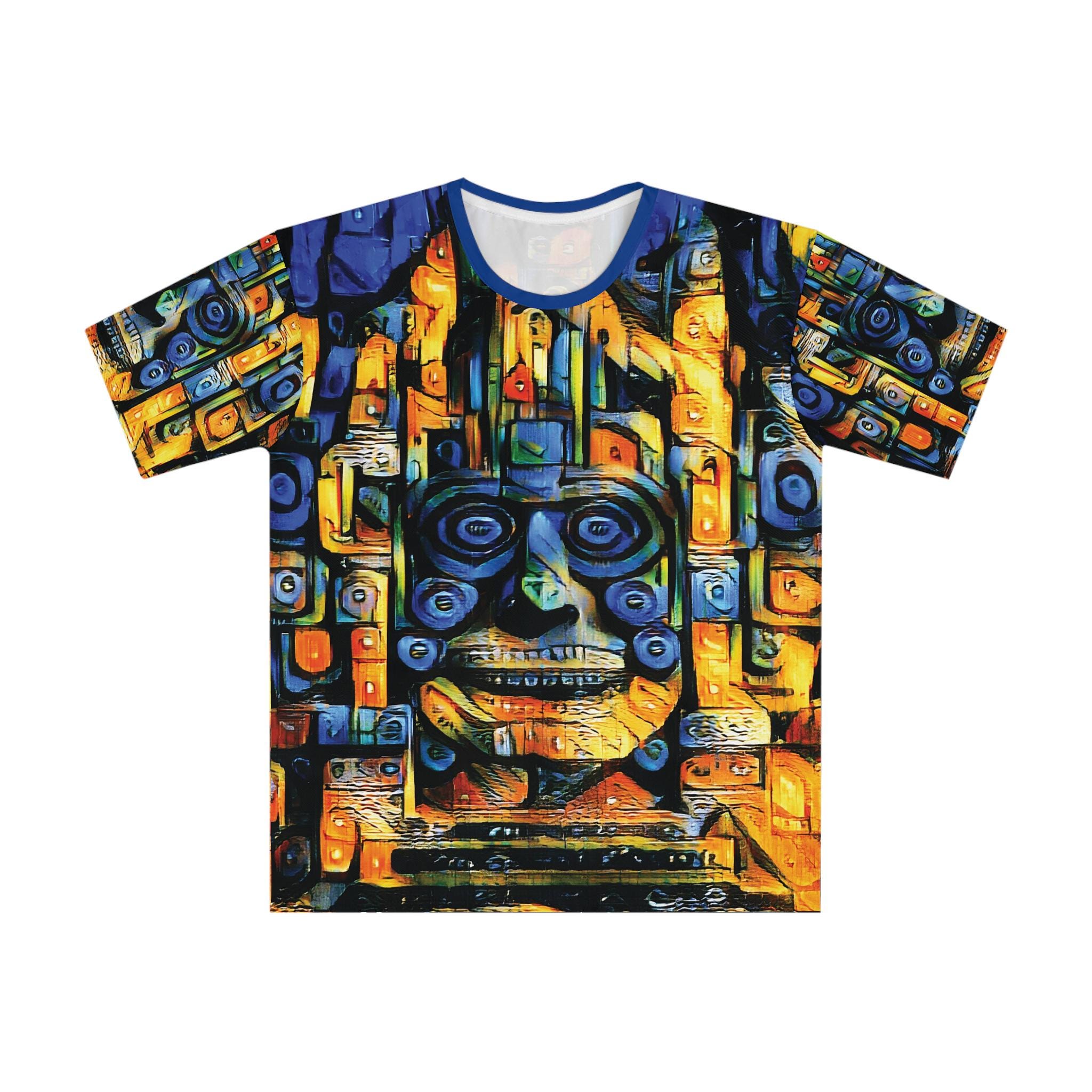 Abstract Tribal Mask art T-Shirt | All-Over Print