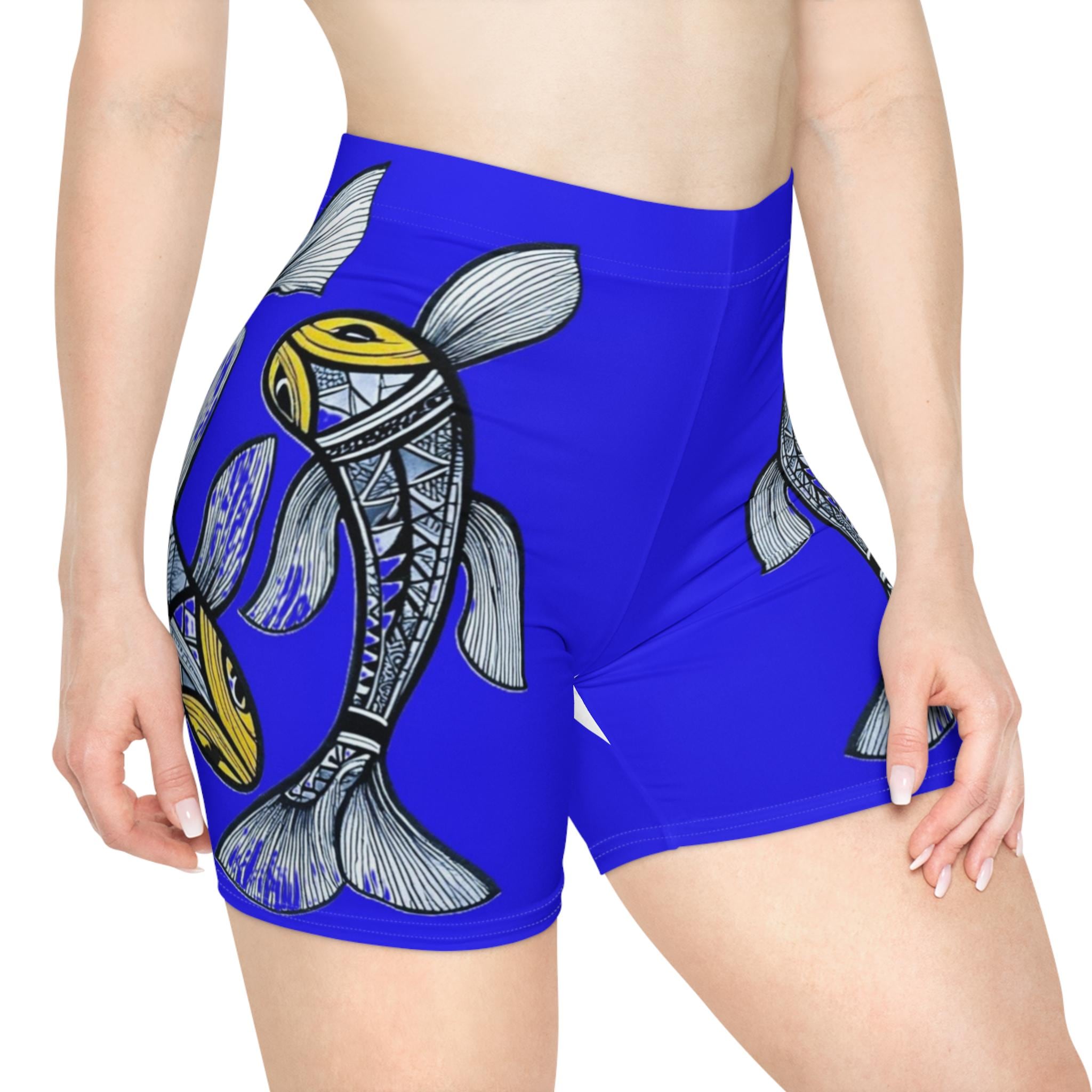 Koi Fun - Womens Biker Shorts