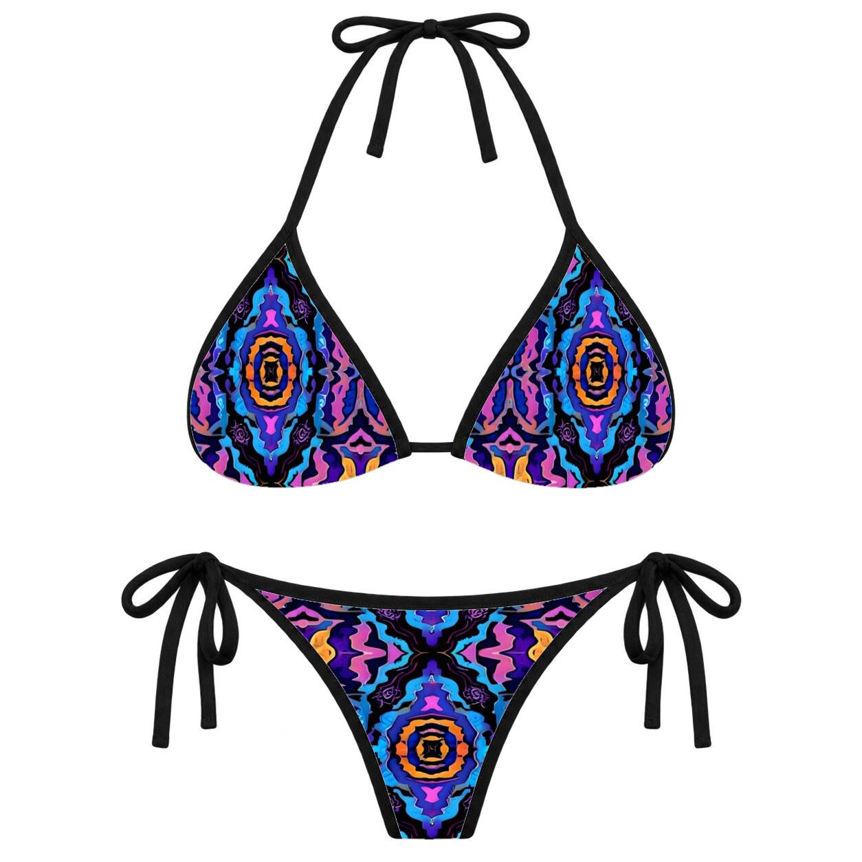 Purple H Bikini
