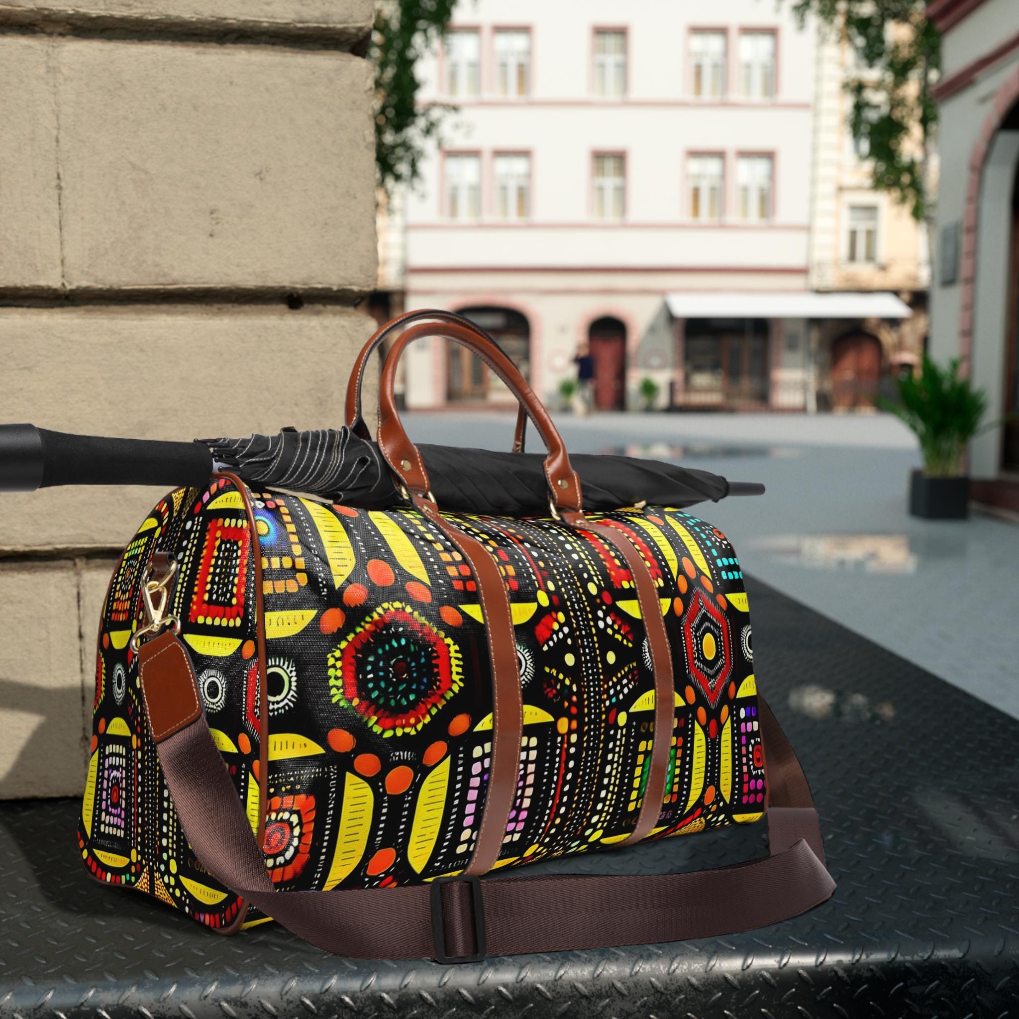 Square Dots - Waterproof Travel Bag