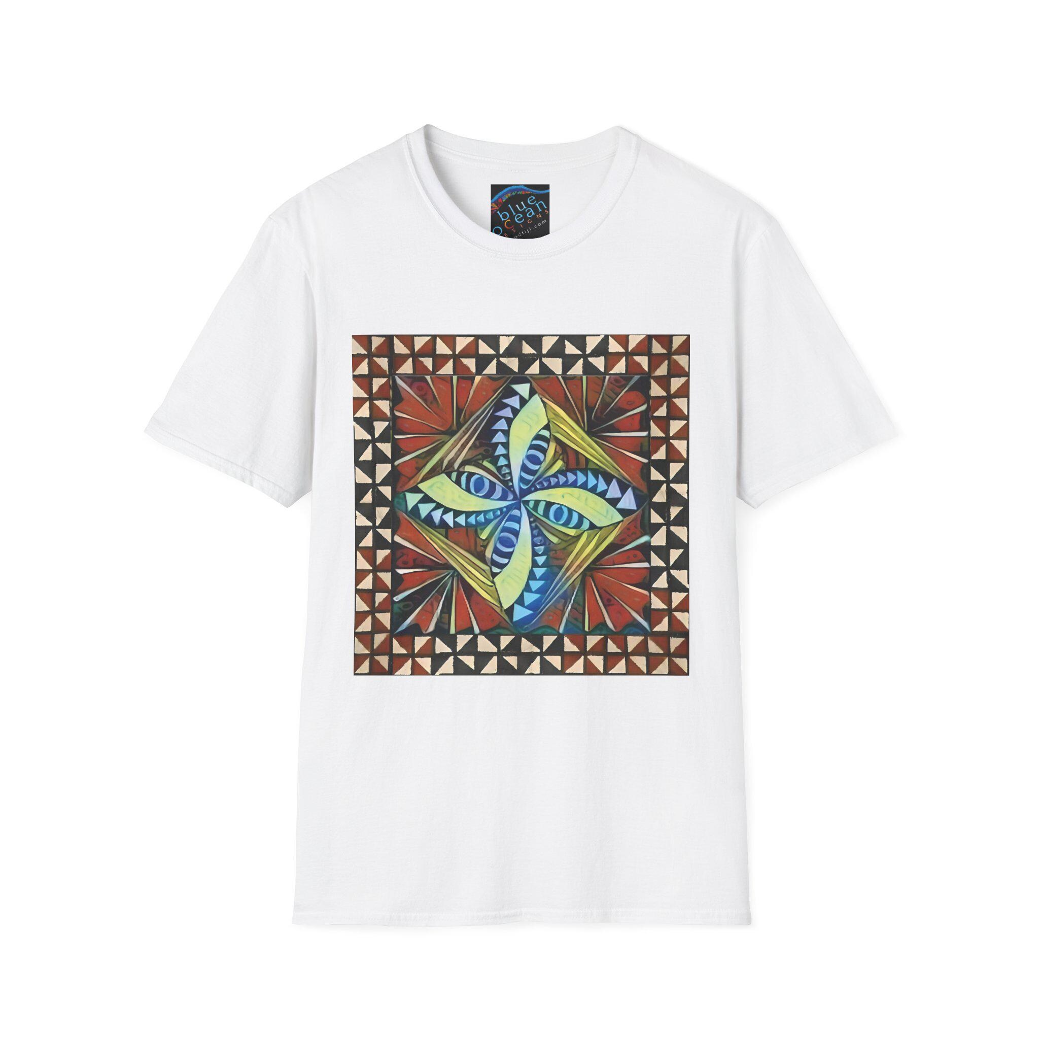 Tapa with Border - T Shirt