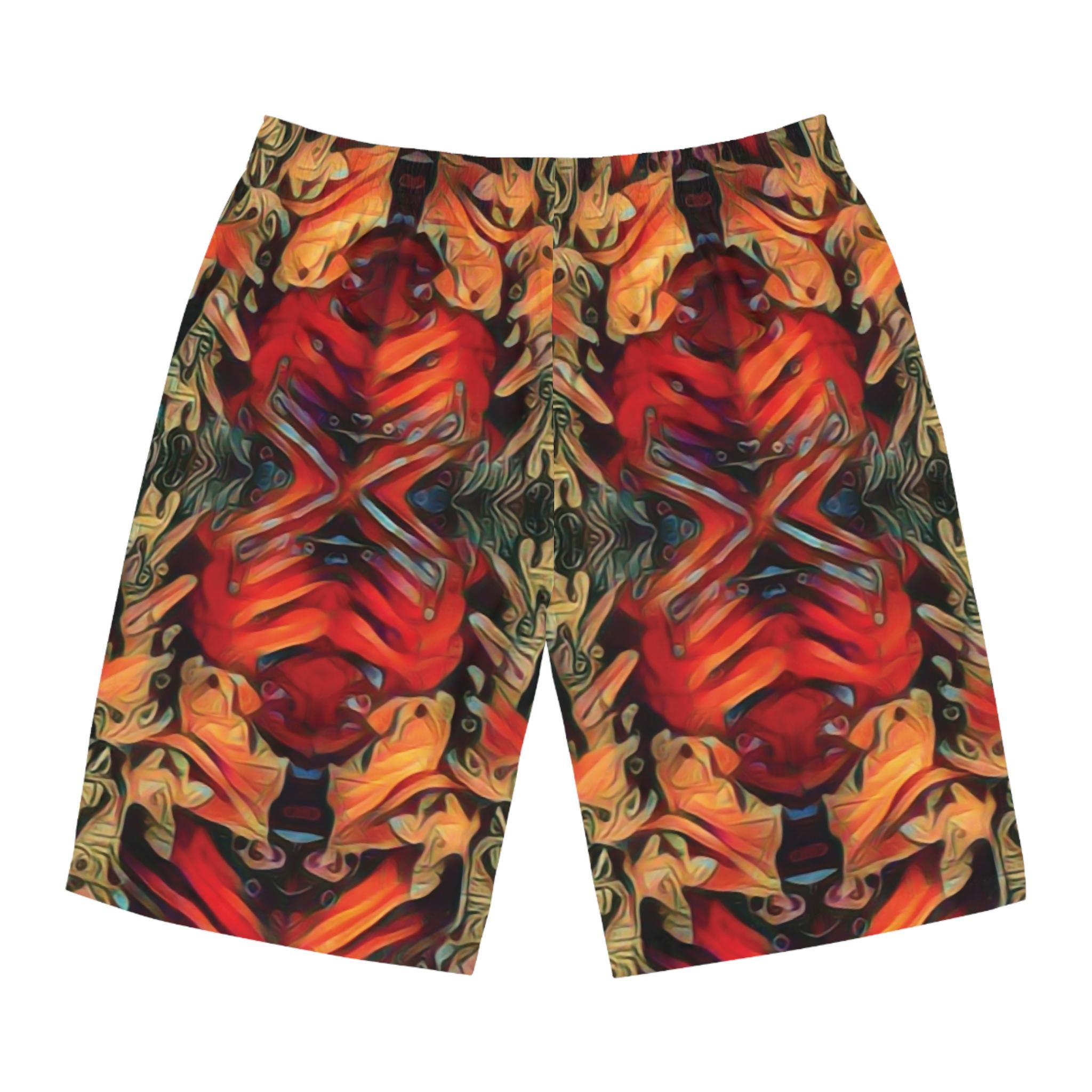 Red Spike - Board Shorts