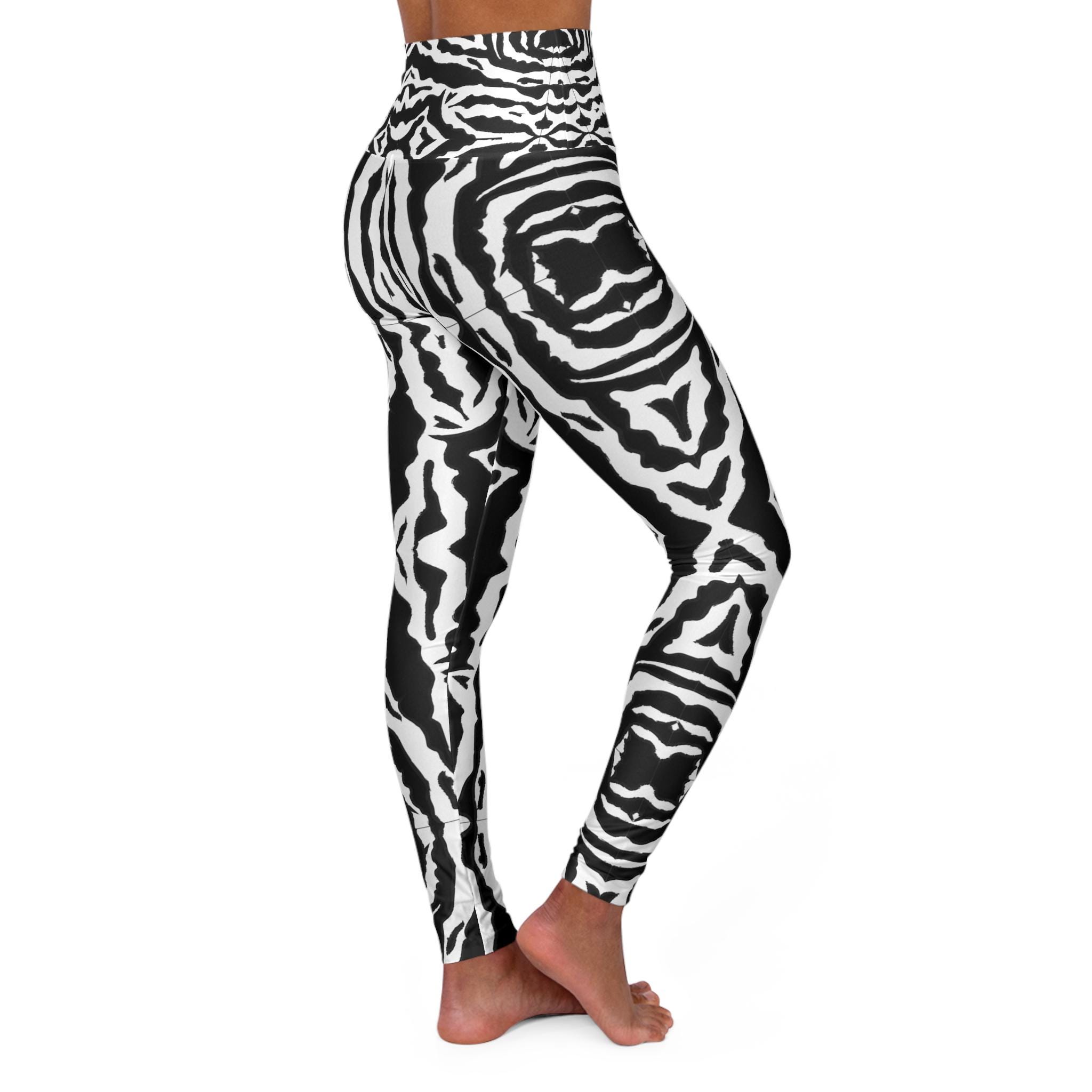 Zebra Confusion - Yoga Pants