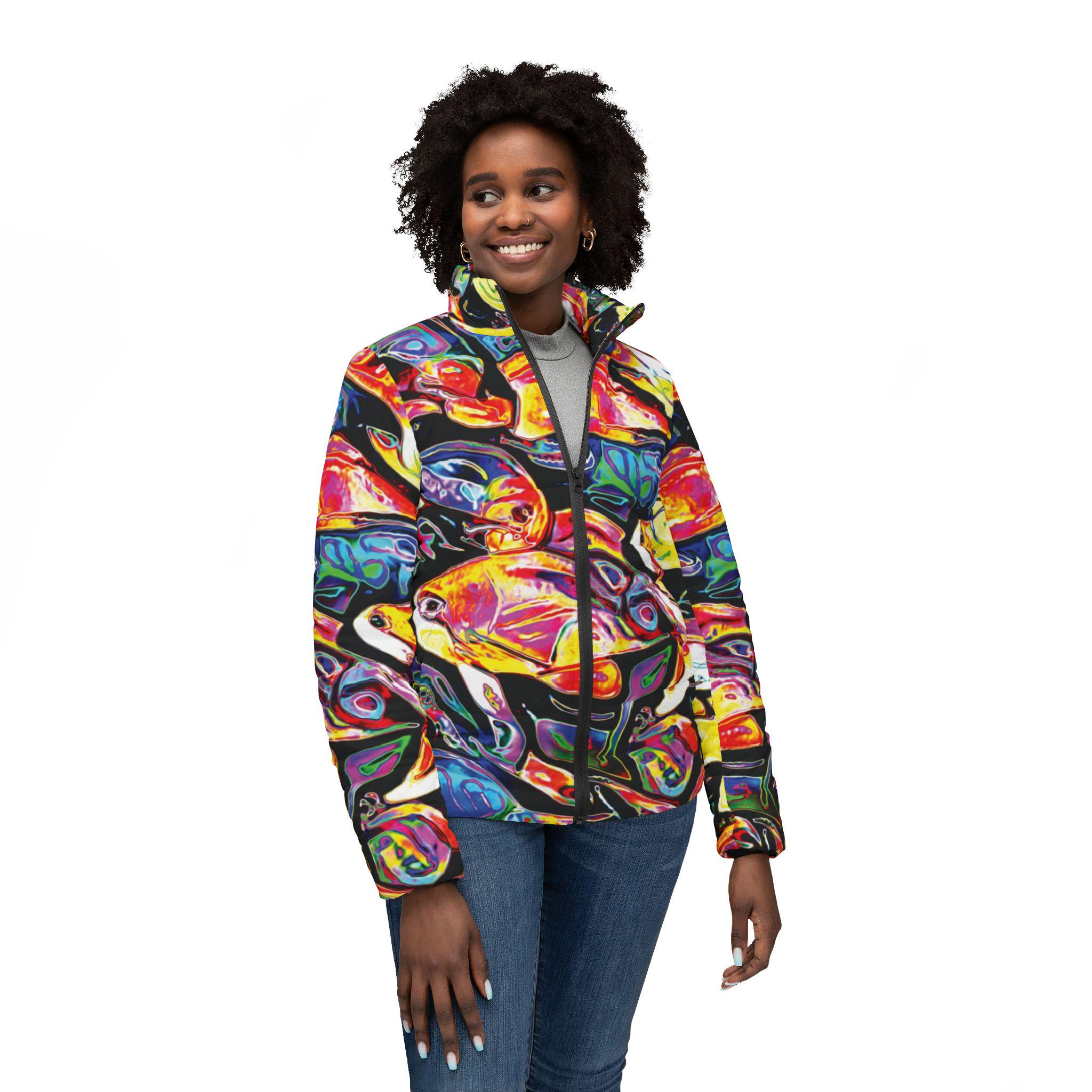 Busy Day - Womens Puffer Jacket