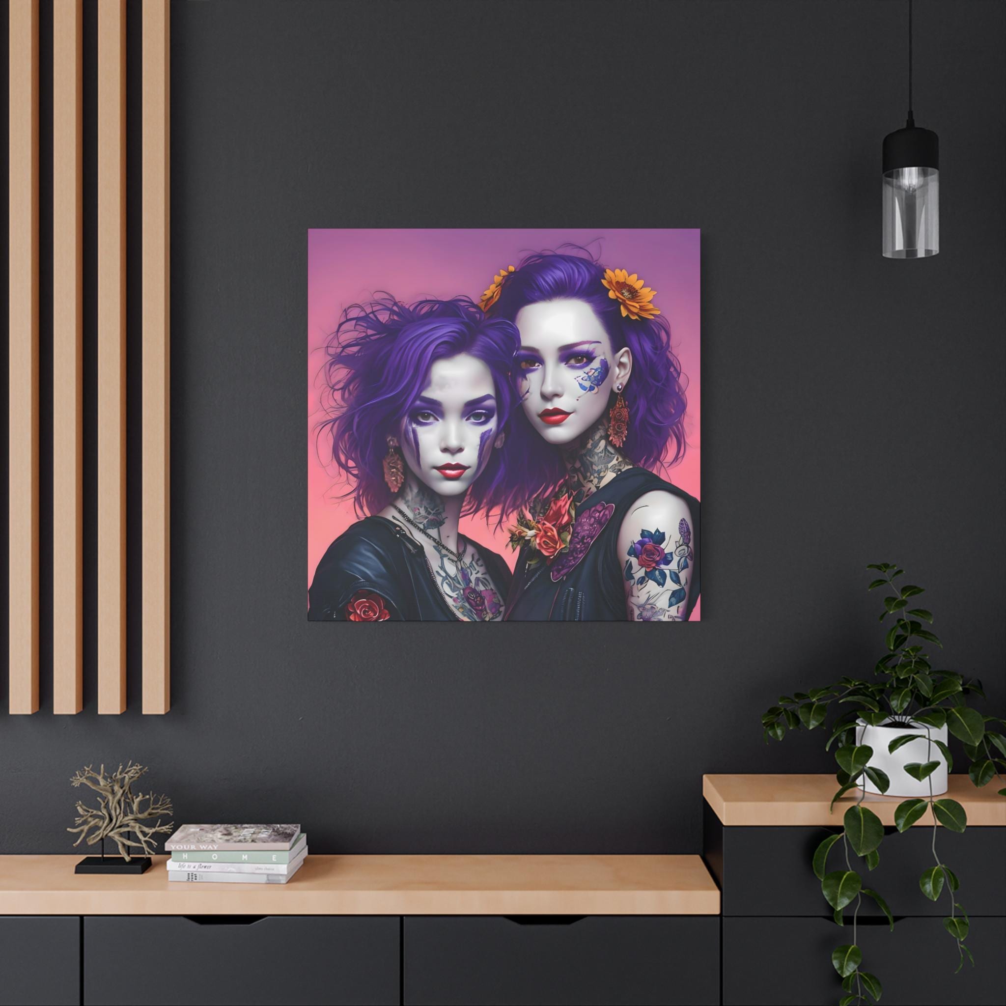 Purple - Canvas Wall Art