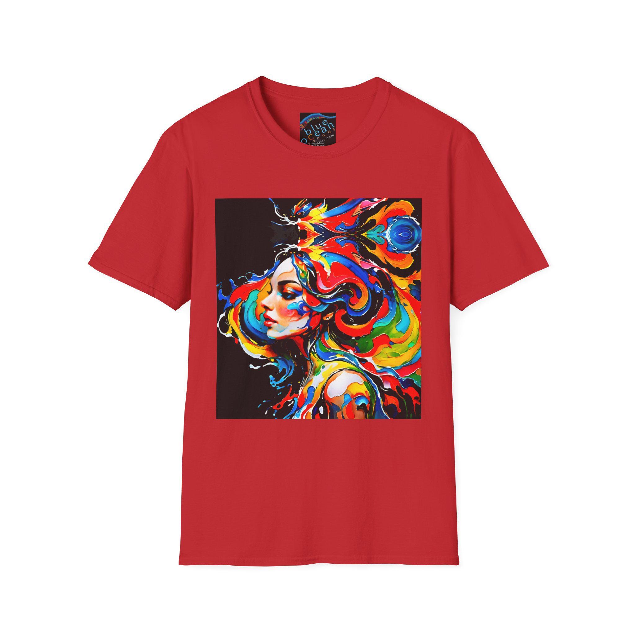 Lady with Paint - T Shirt