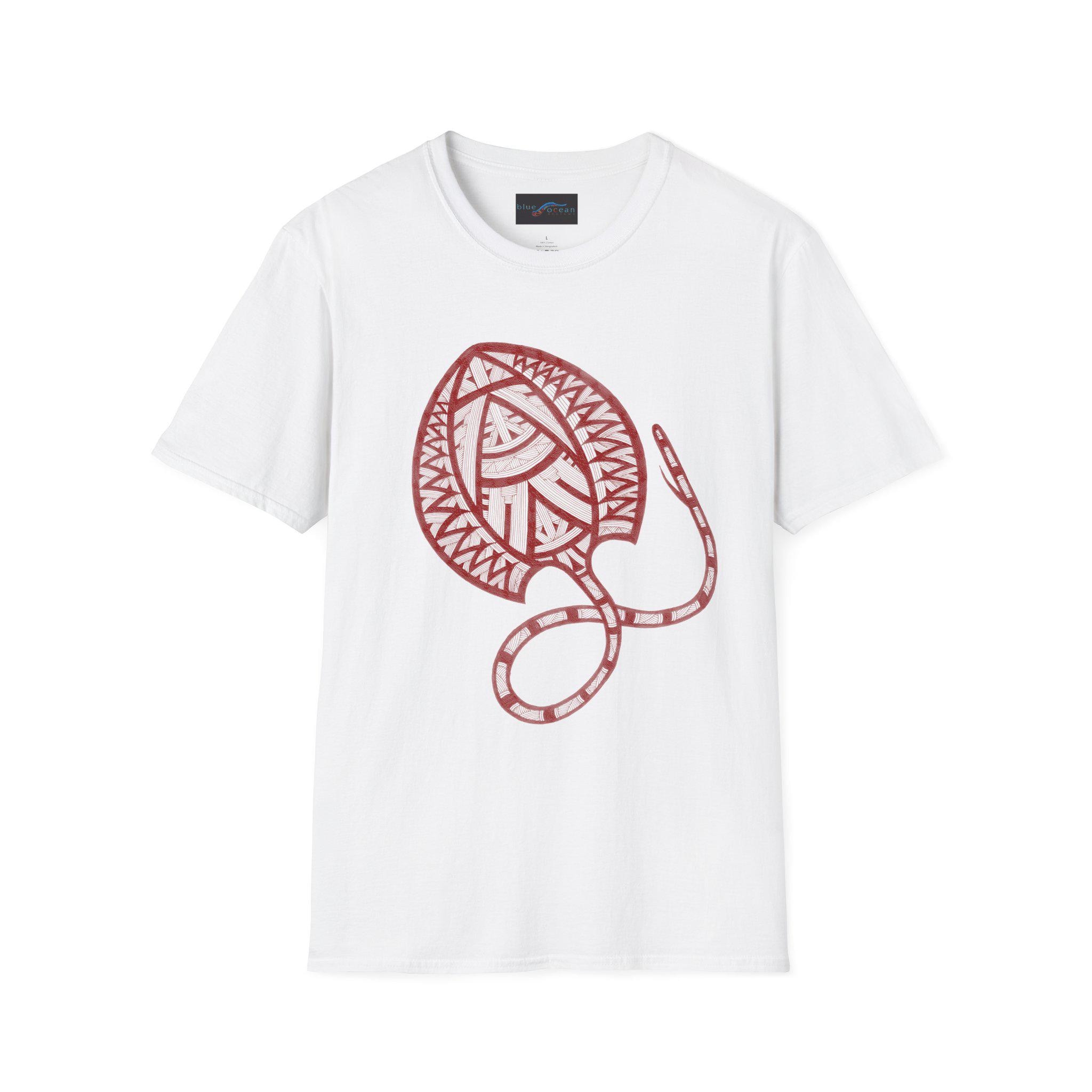 Tribal Snake Illustration T-Shirt | Geometric Serpent Tee