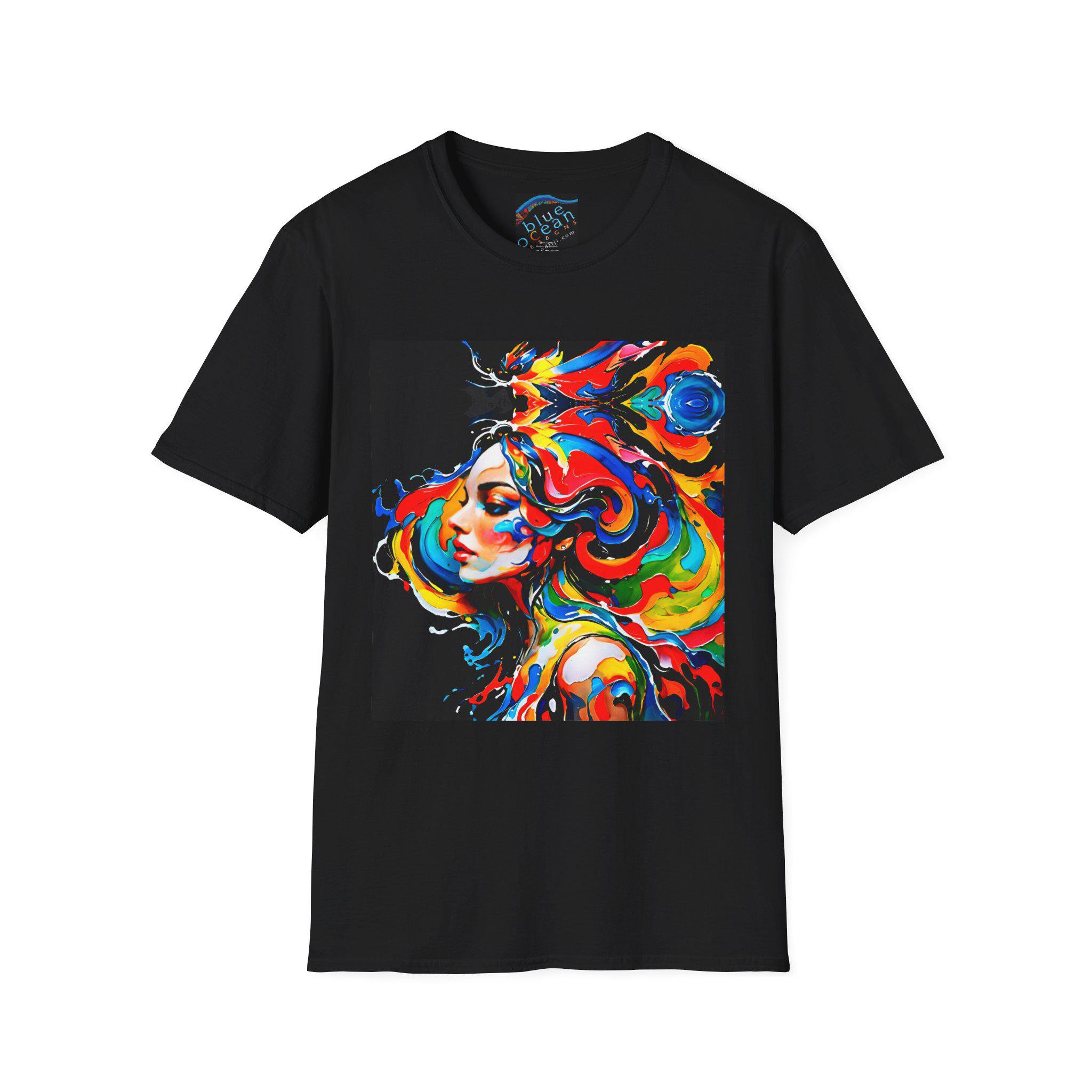 Lady with Paint - T Shirt