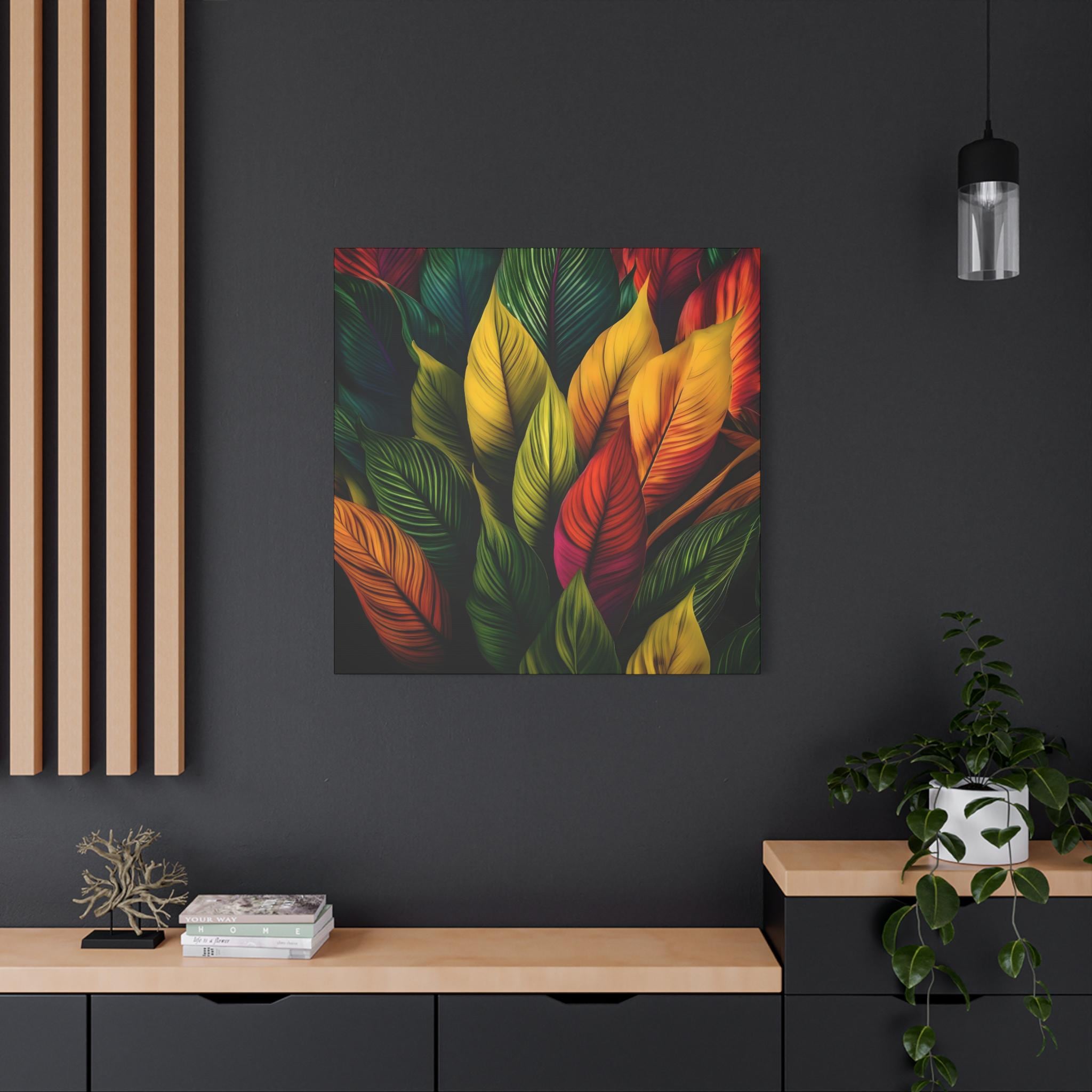 Colored Leaves - Canvas Wall Art