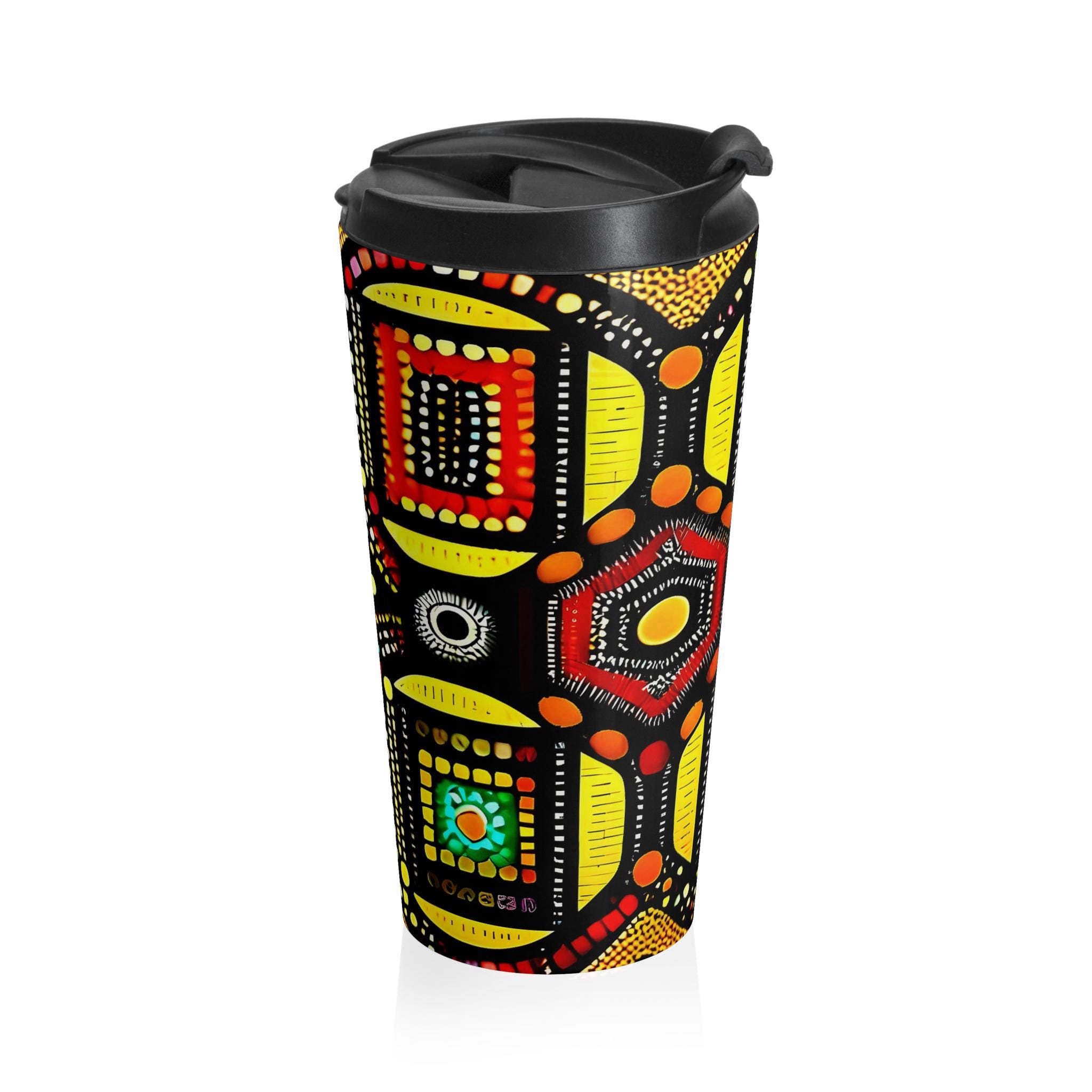 Square Dots - Travel Mug