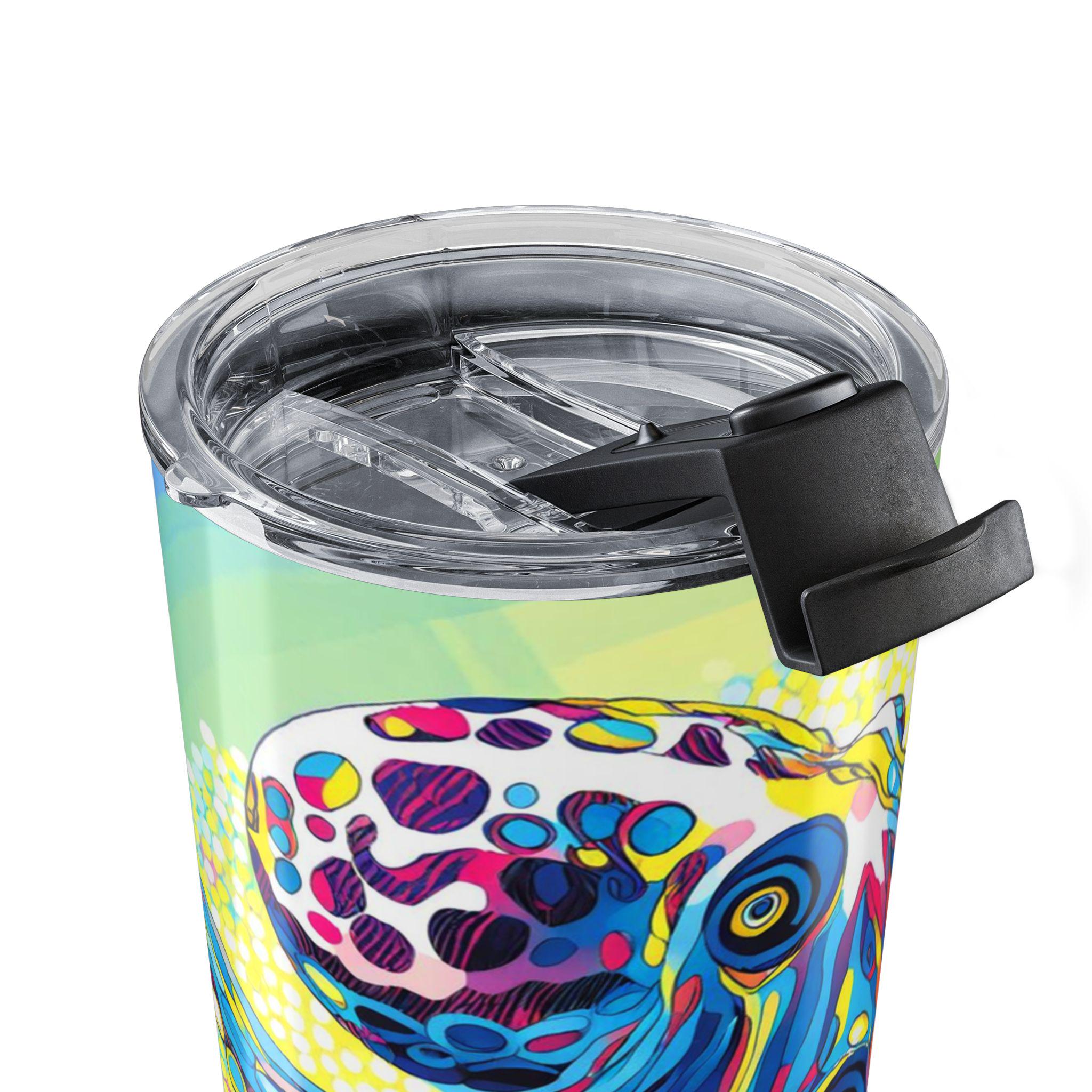 20oz Octopus Tumbler — Colorful Marine Travel Cup