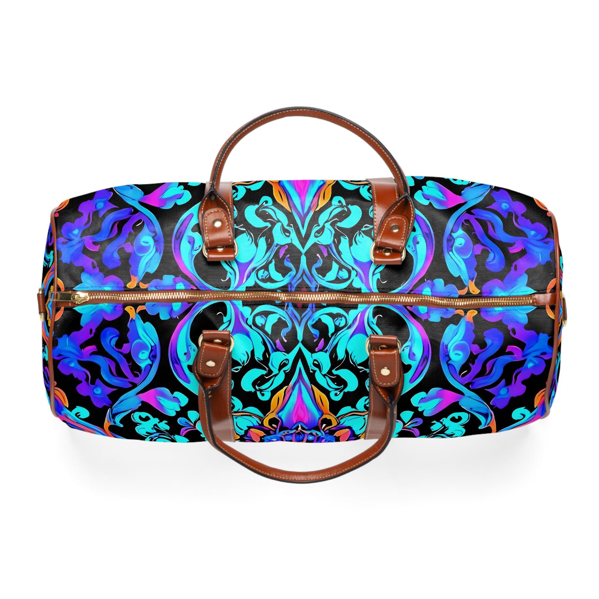 Purple F - Waterproof Travel Bag