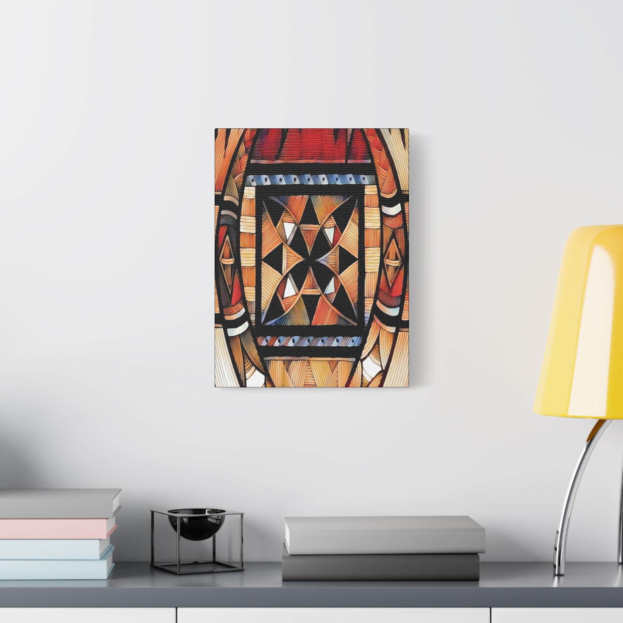 Tapa Trees - Canvas Wall Art
