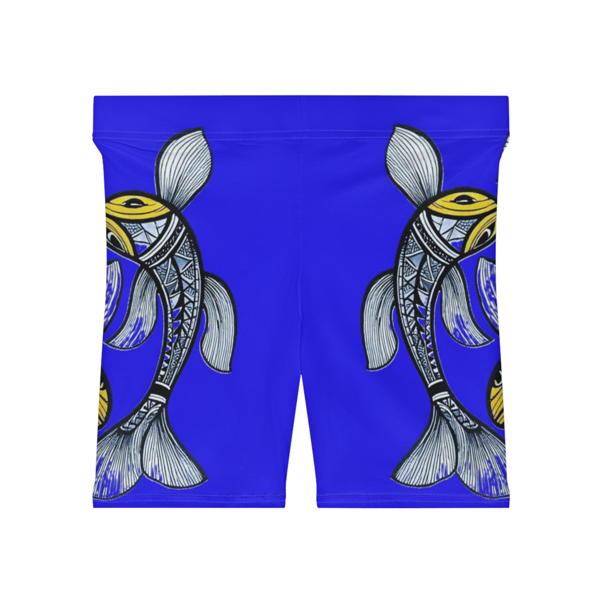 Koi Fun - Womens Biker Shorts