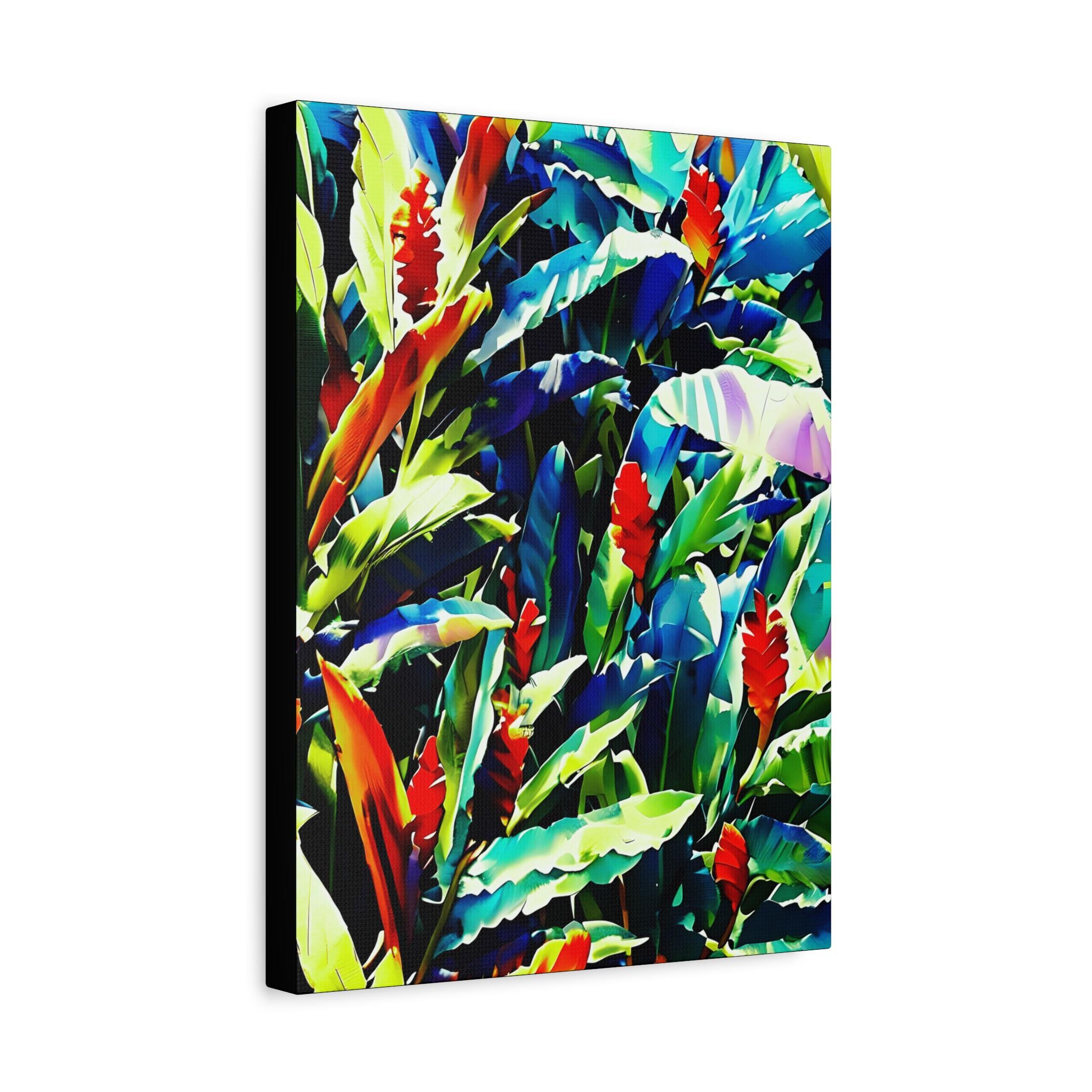 Floral Ginger - Canvas Wall Art