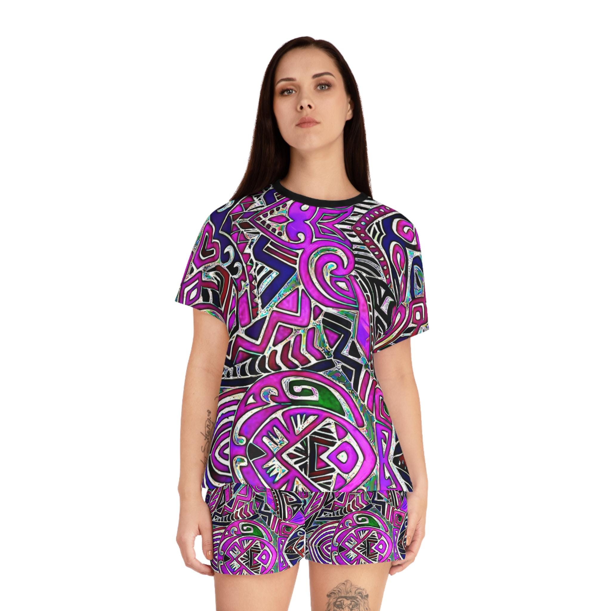 Purple Indo - Womens Pajamas