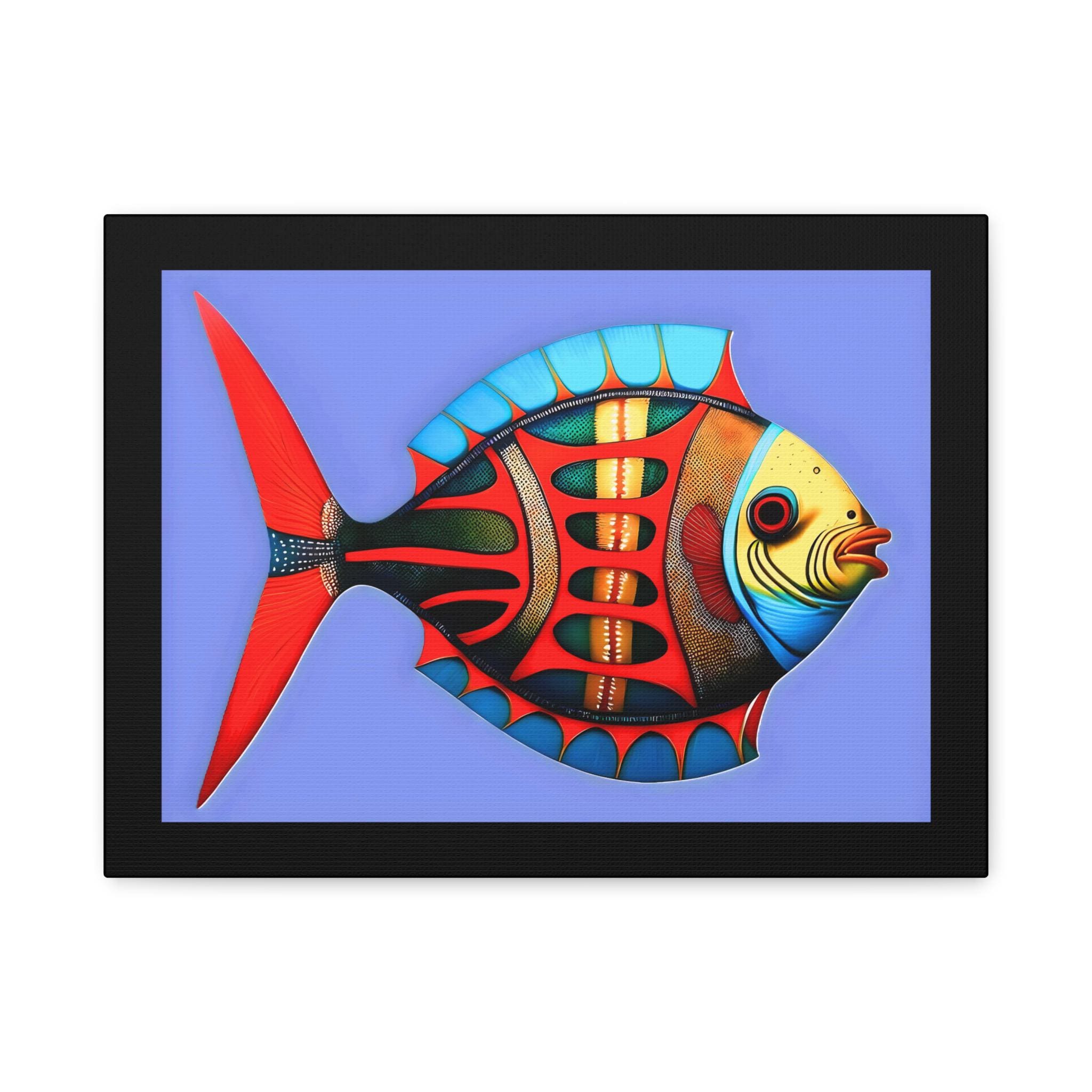 Fish Kiss - Canvas Wall Art