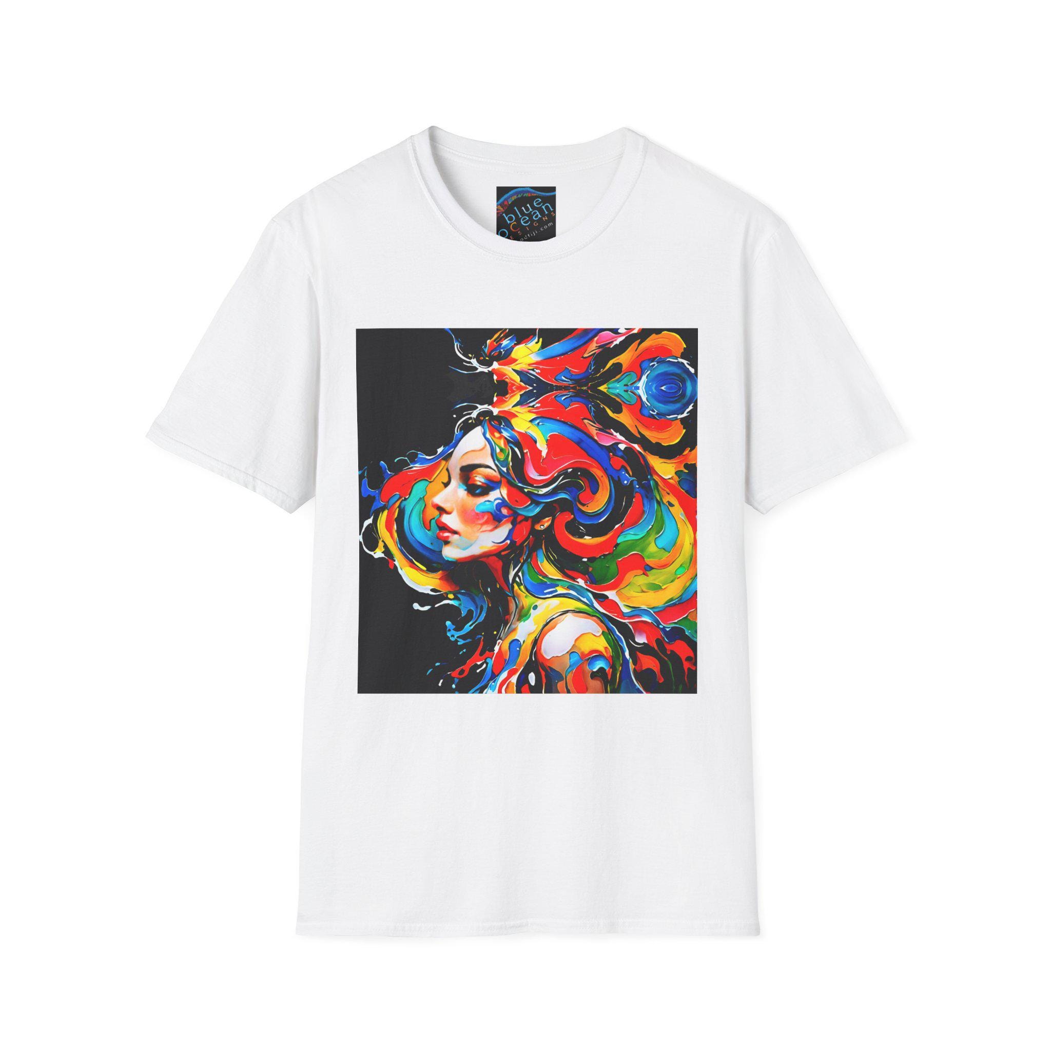 Lady with Paint - T Shirt