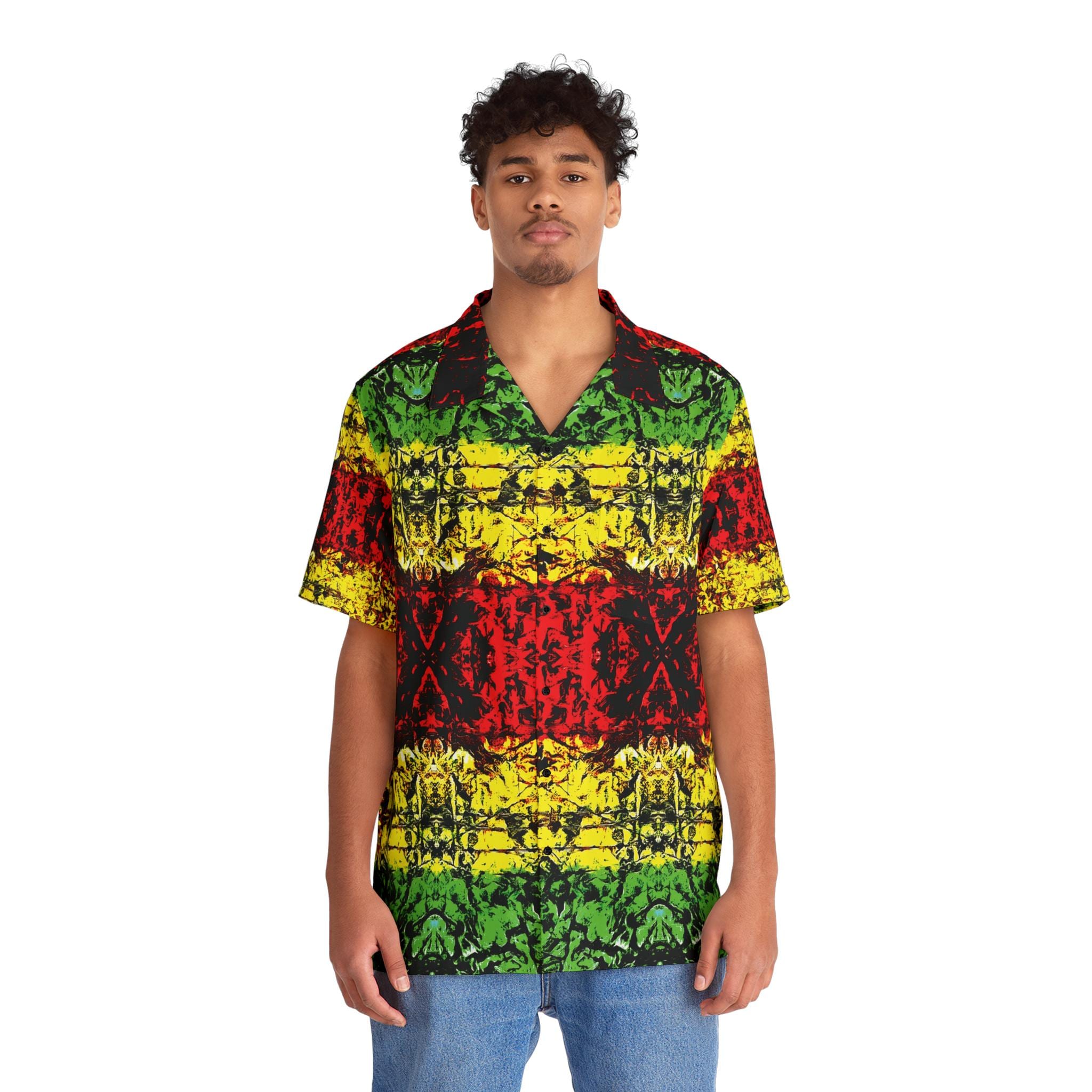 Reggae Stripe - Hawaiian Shirt