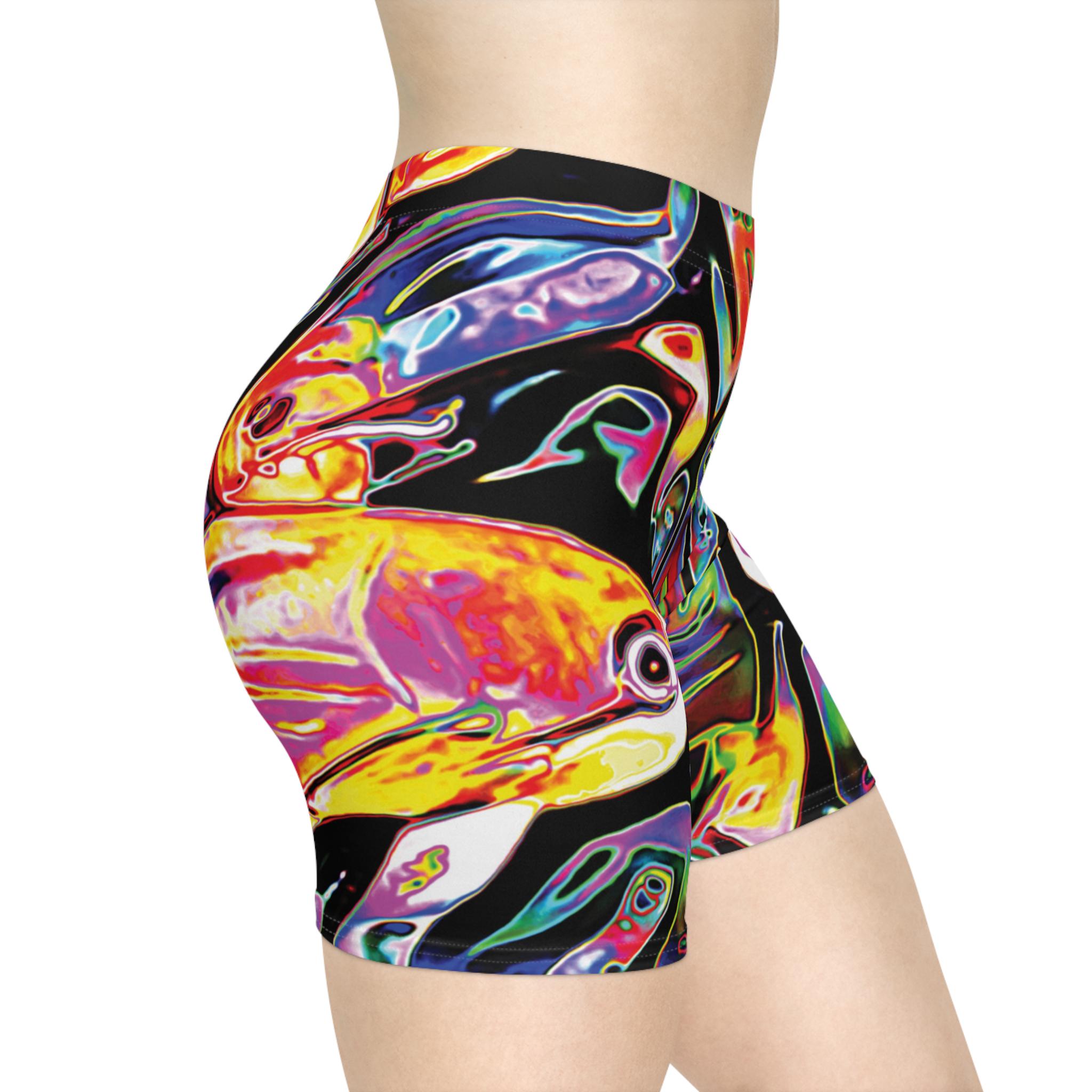 Busy Day - Womens Biker Shorts