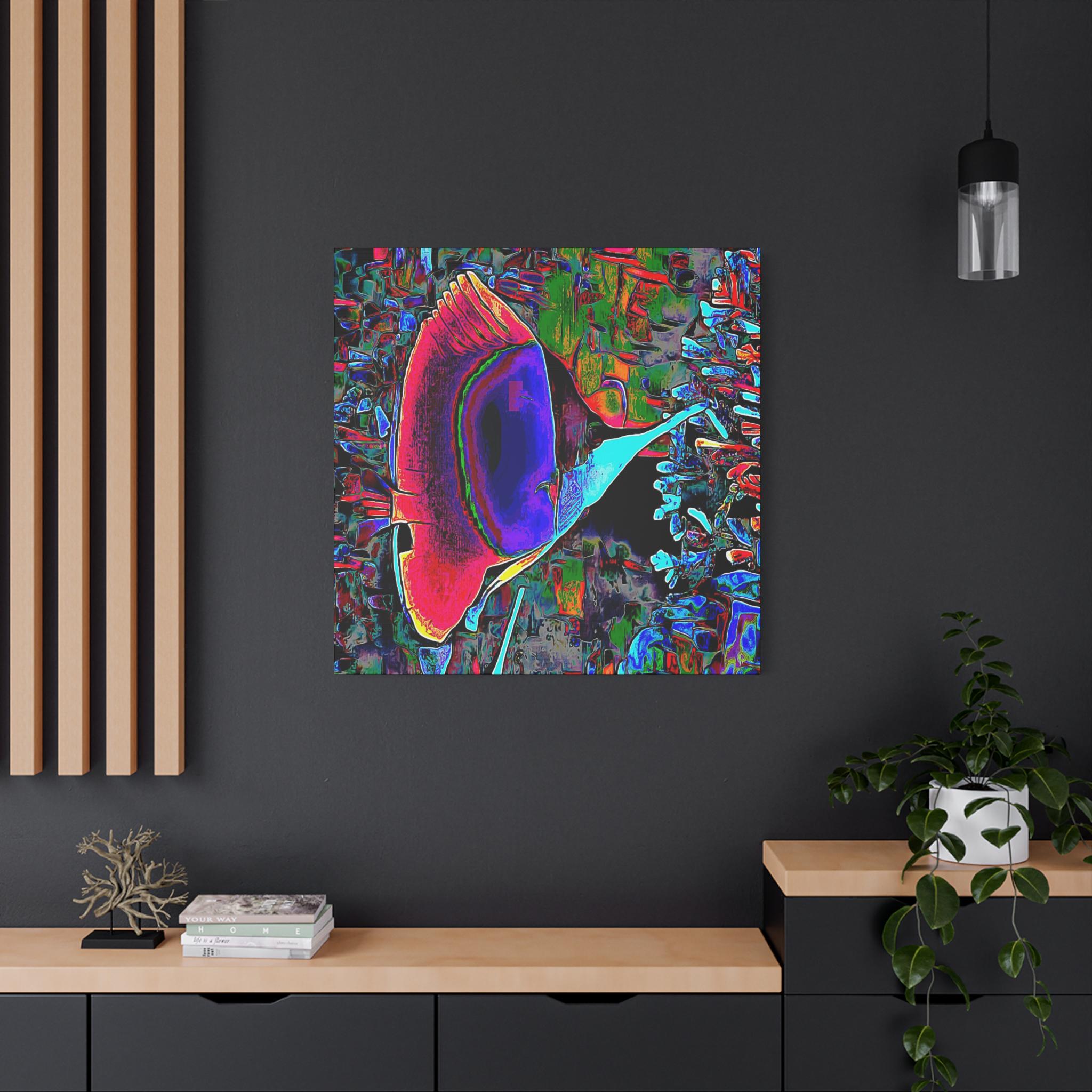Long Snoot Left - Canvas Wall Art