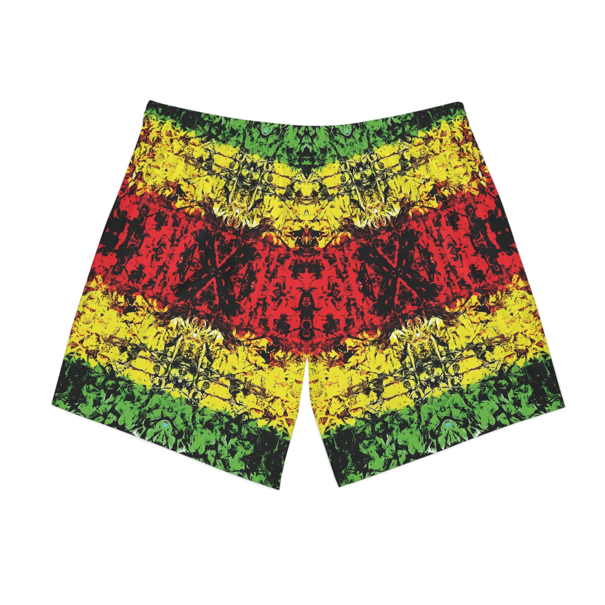 Men's Elastic Beach Shorts (AOP)