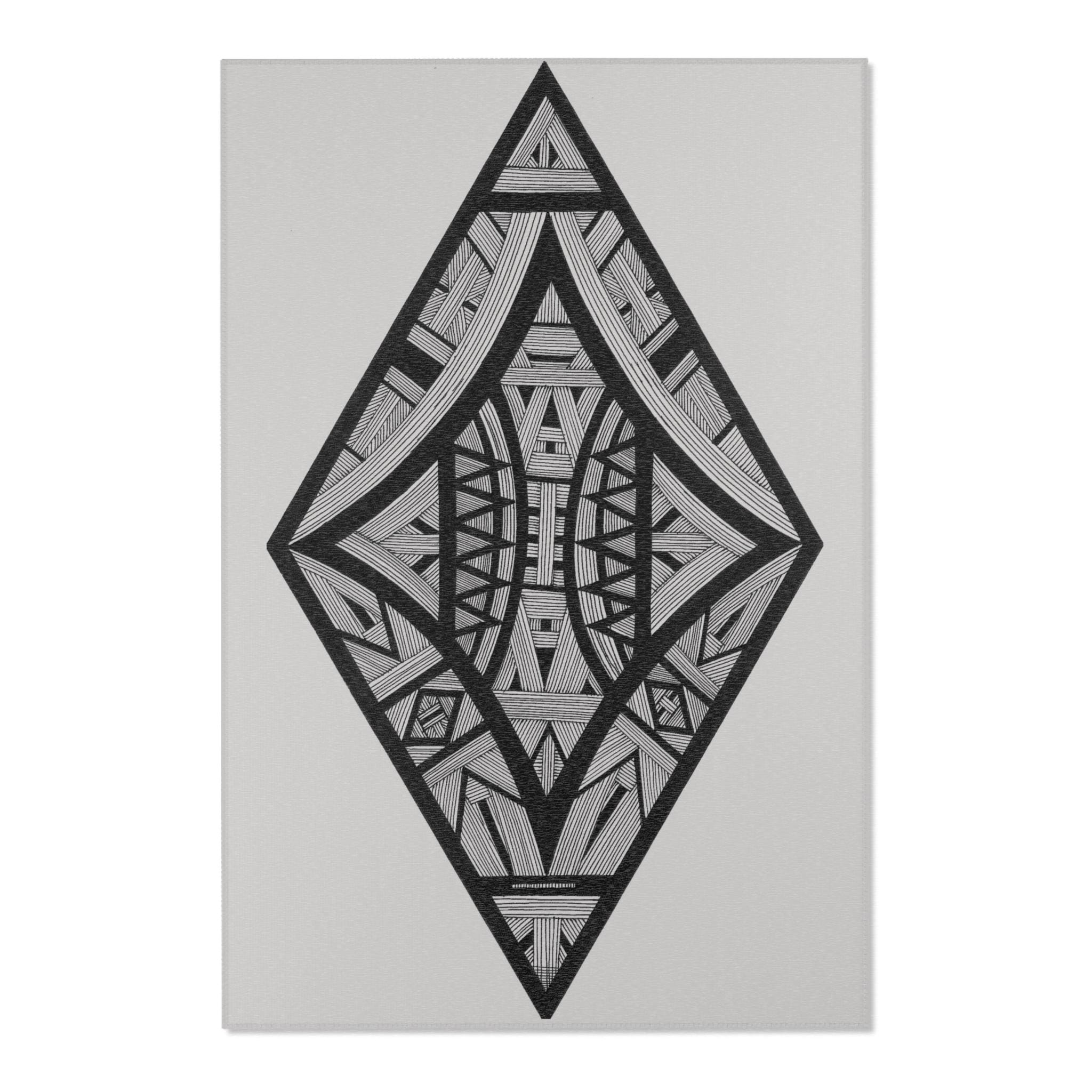 Black Diamond 1 - Area Rug