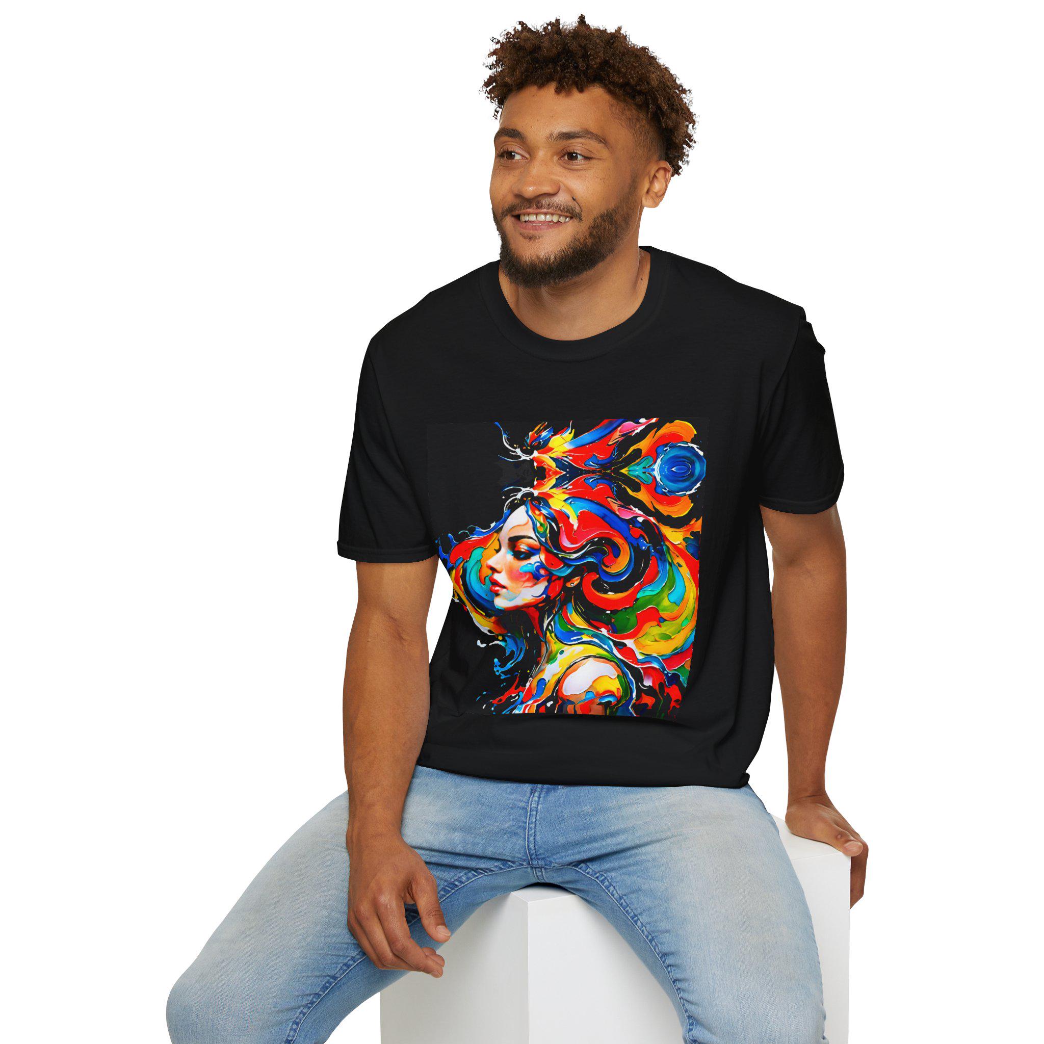 Lady with Paint - T Shirt