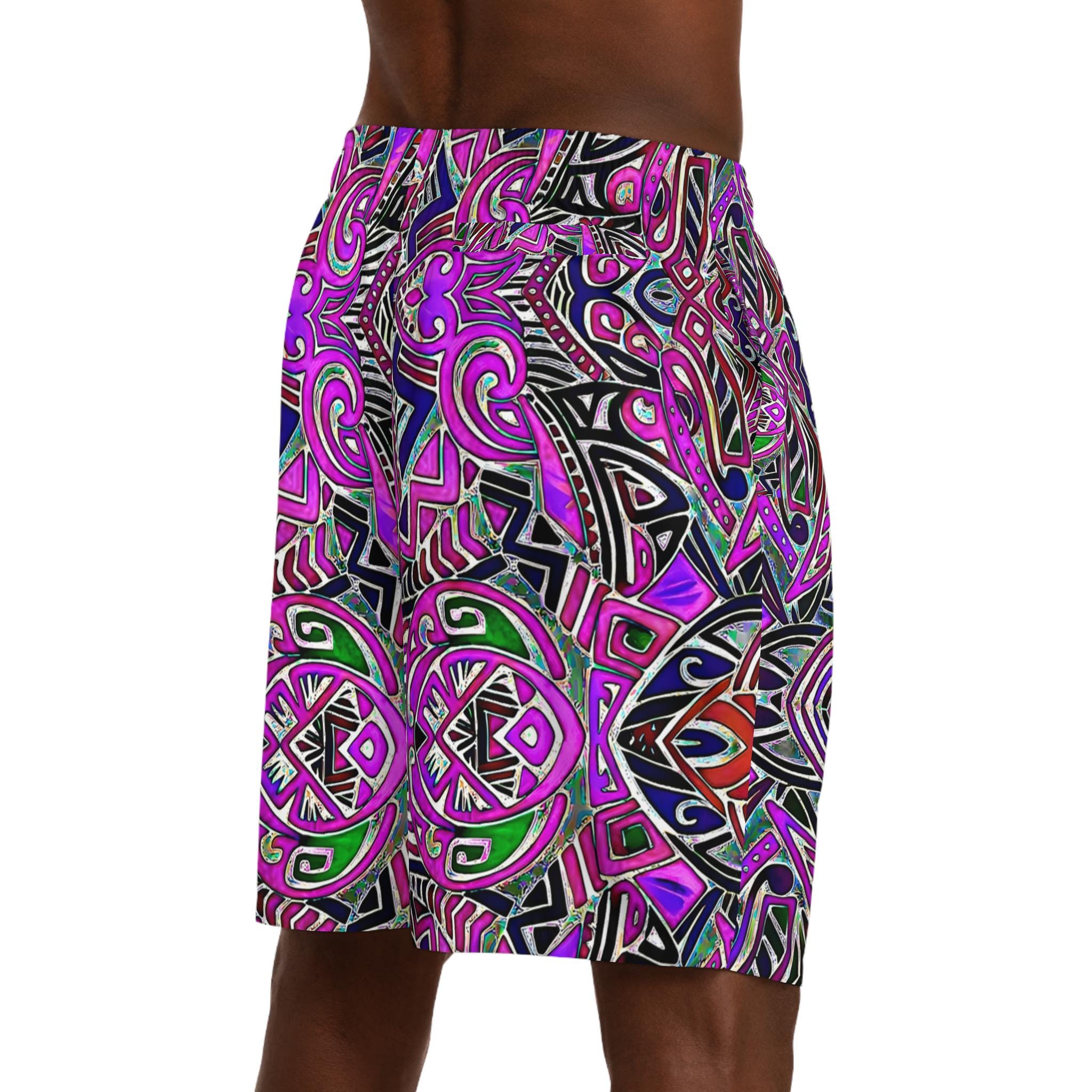 Purple Indo - Jogger Shorts
