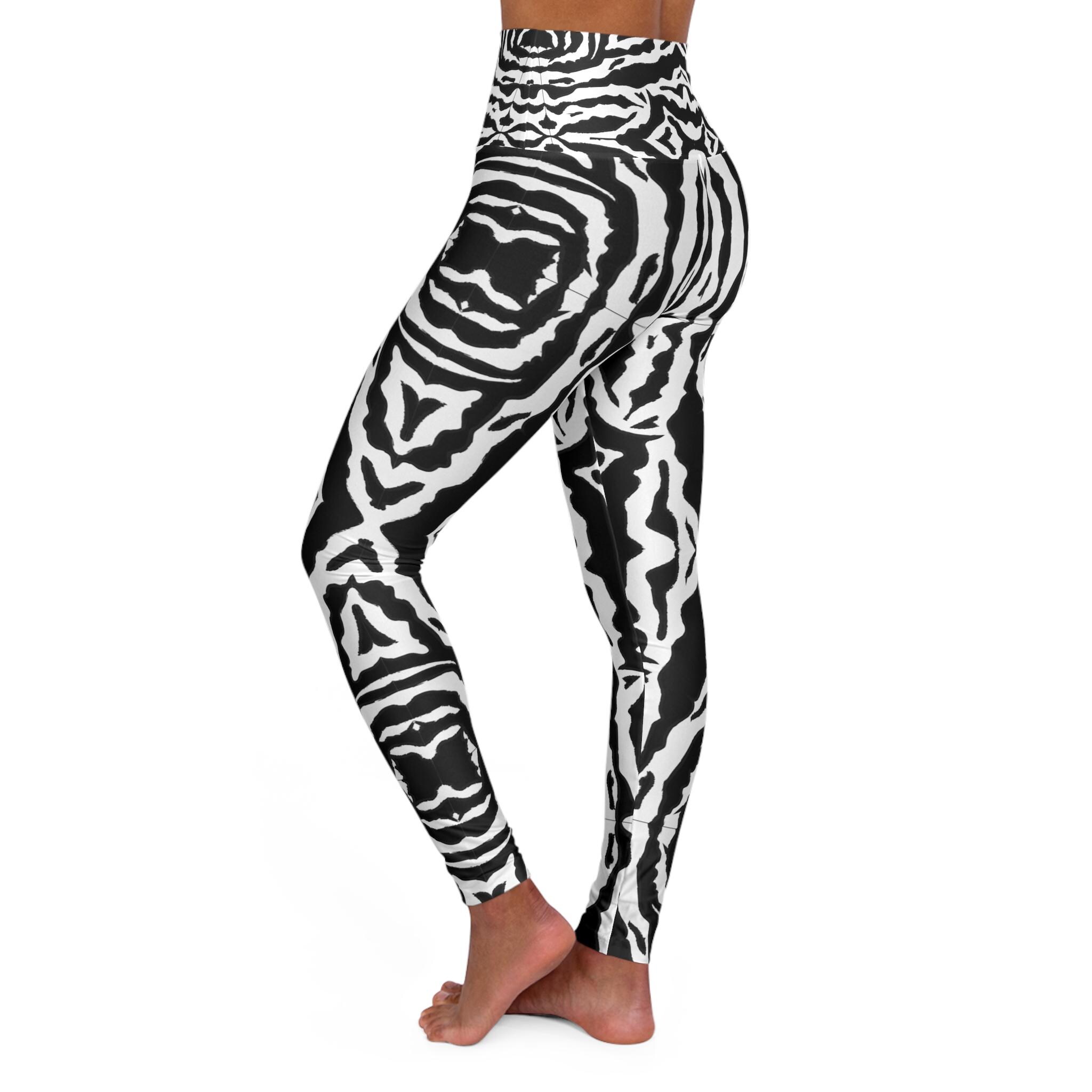 Zebra Confusion - Yoga Pants