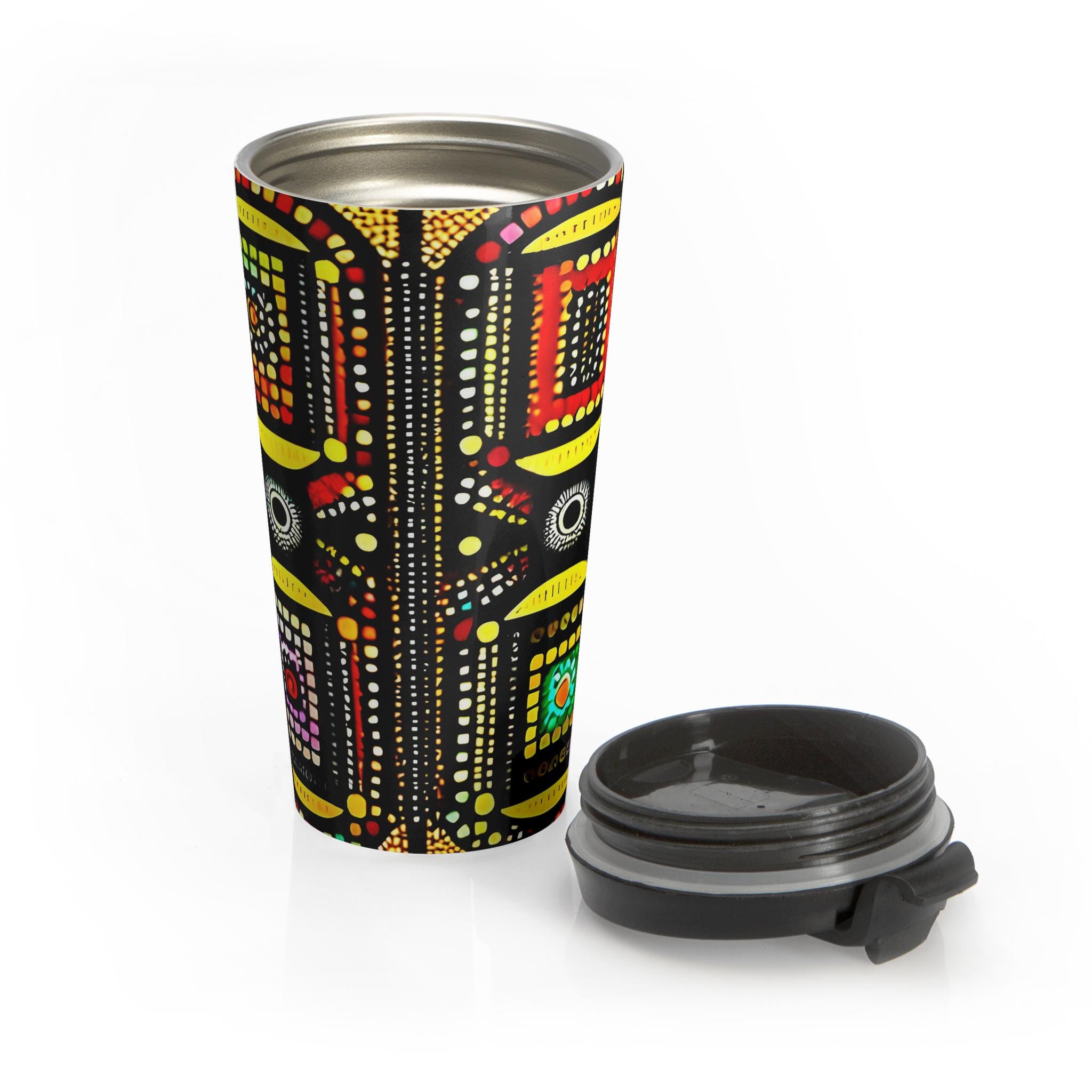 Square Dots - Travel Mug