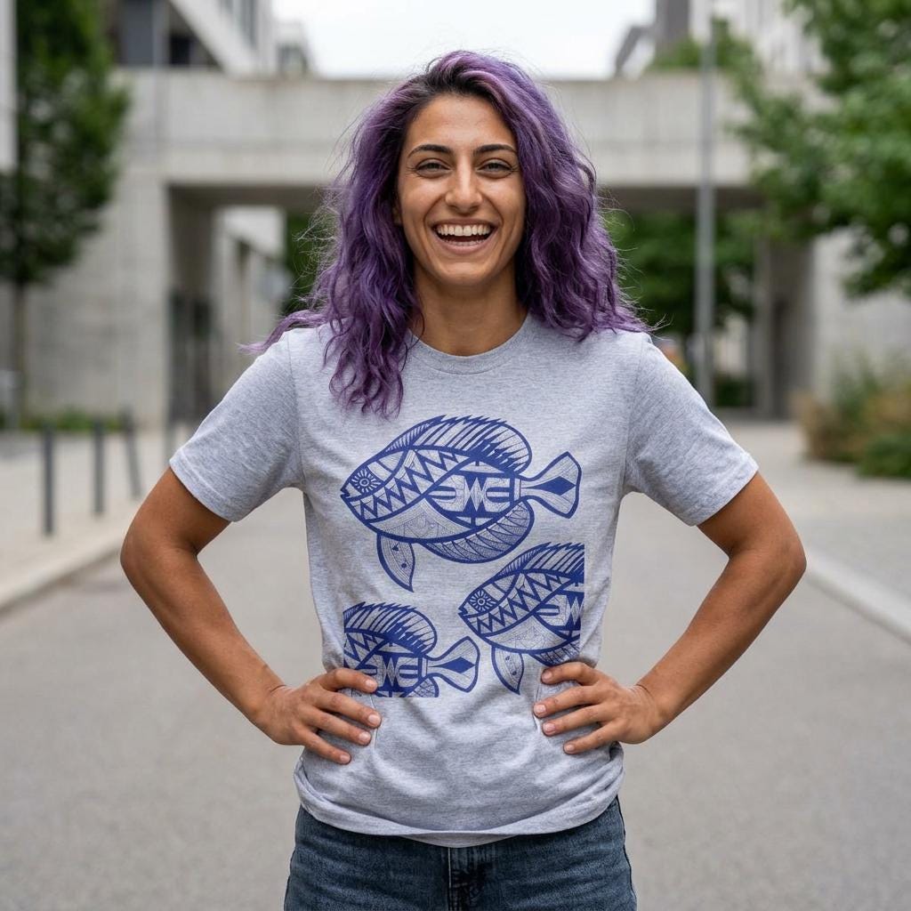 Blue Fish 11 - T Shirt