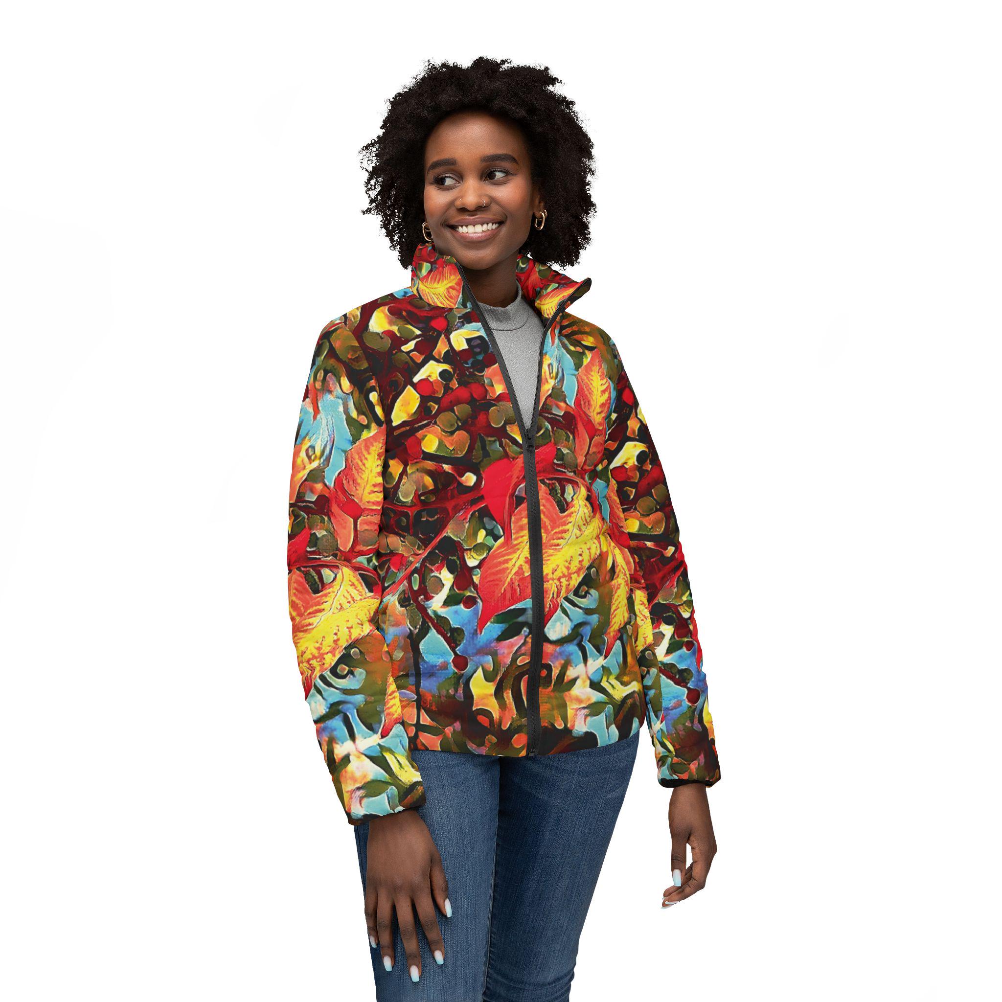 Winter Trees - Womens Puffer Jacket