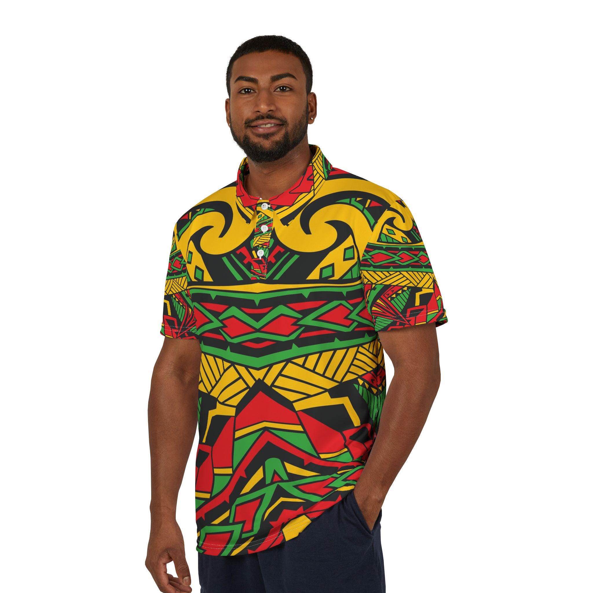 Reggae Lion Front - Polo Shirt