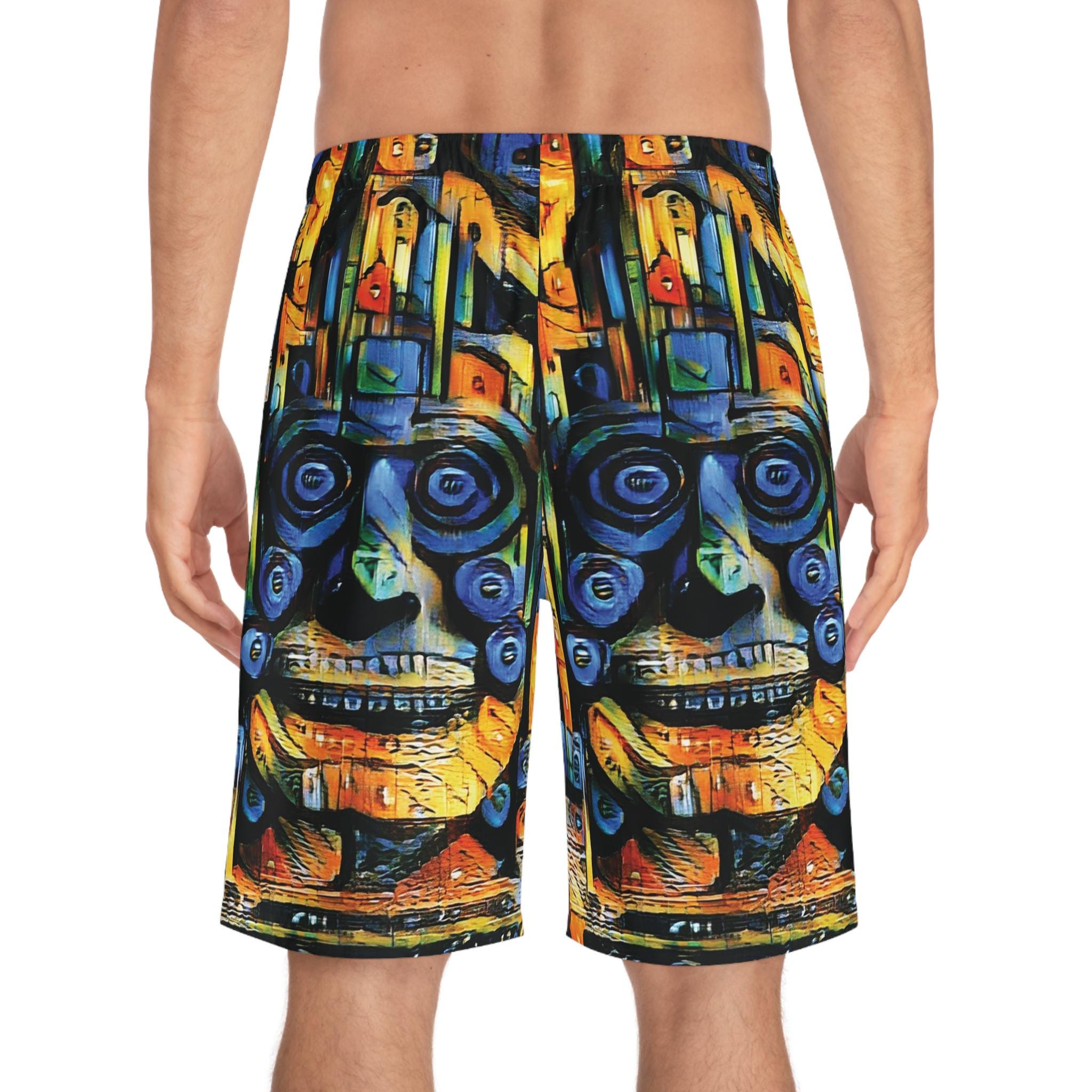 Purple Face - Board Shorts