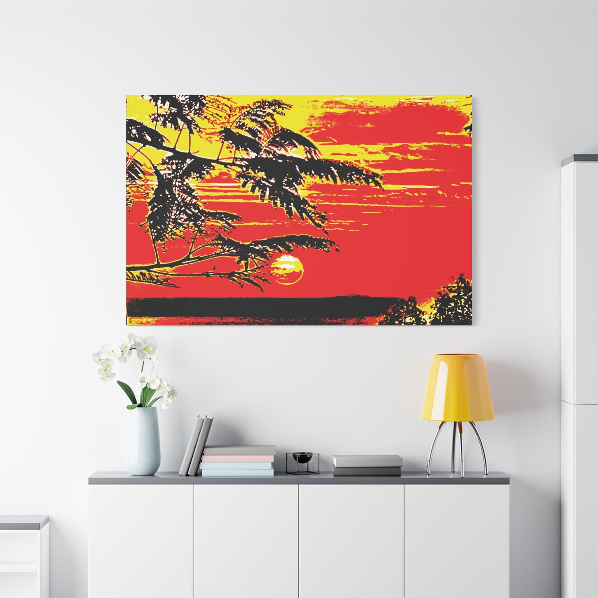 Red Night - Canvas Wall Art
