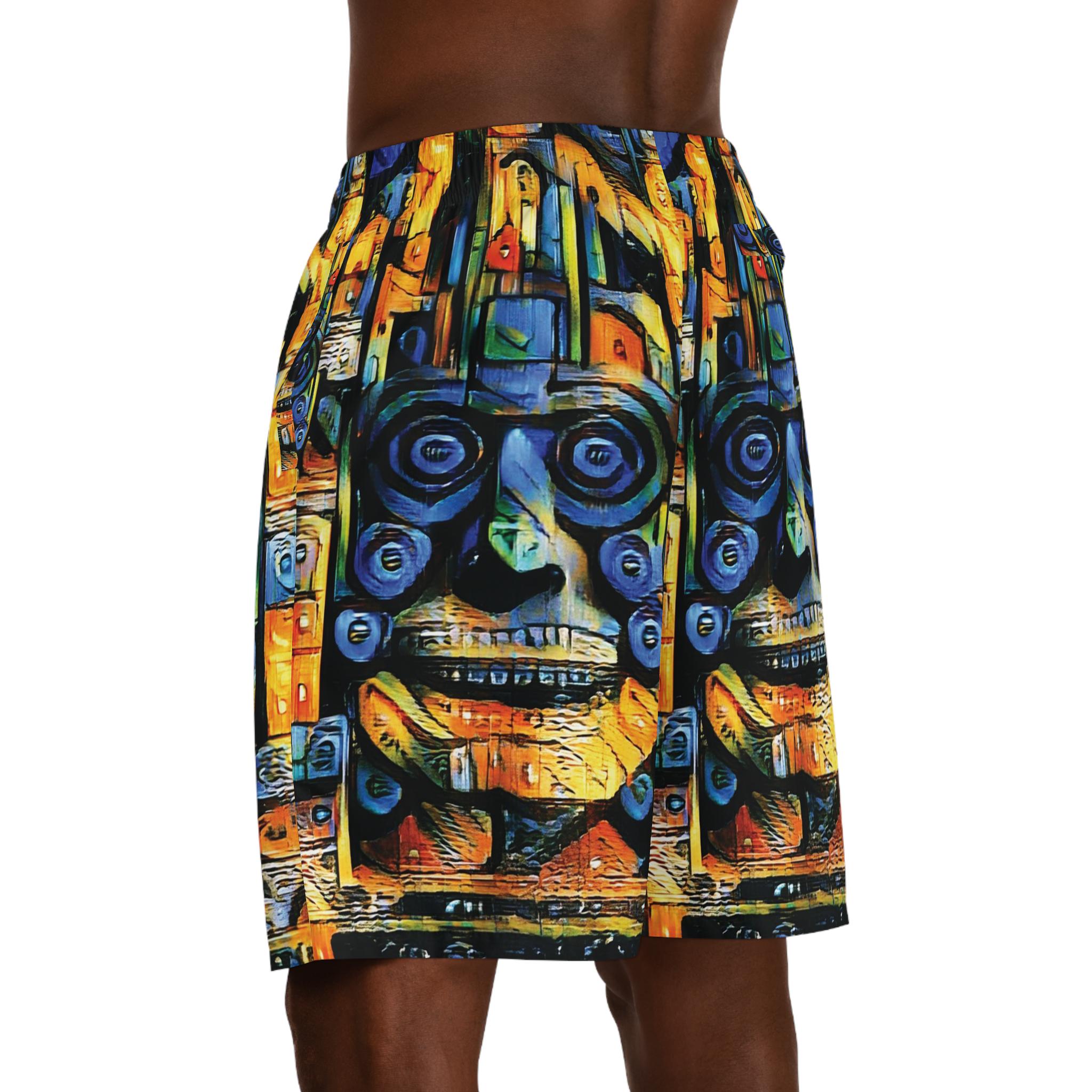 Purple Face - Jogger Shorts