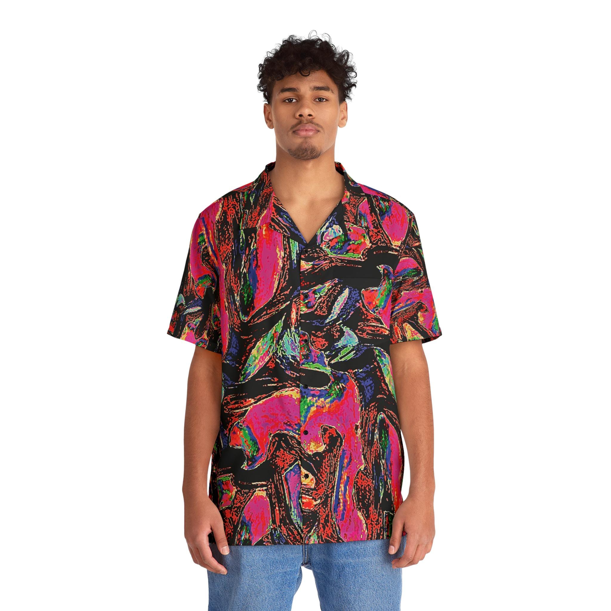 Pink Branch - Hawaiian Shirt