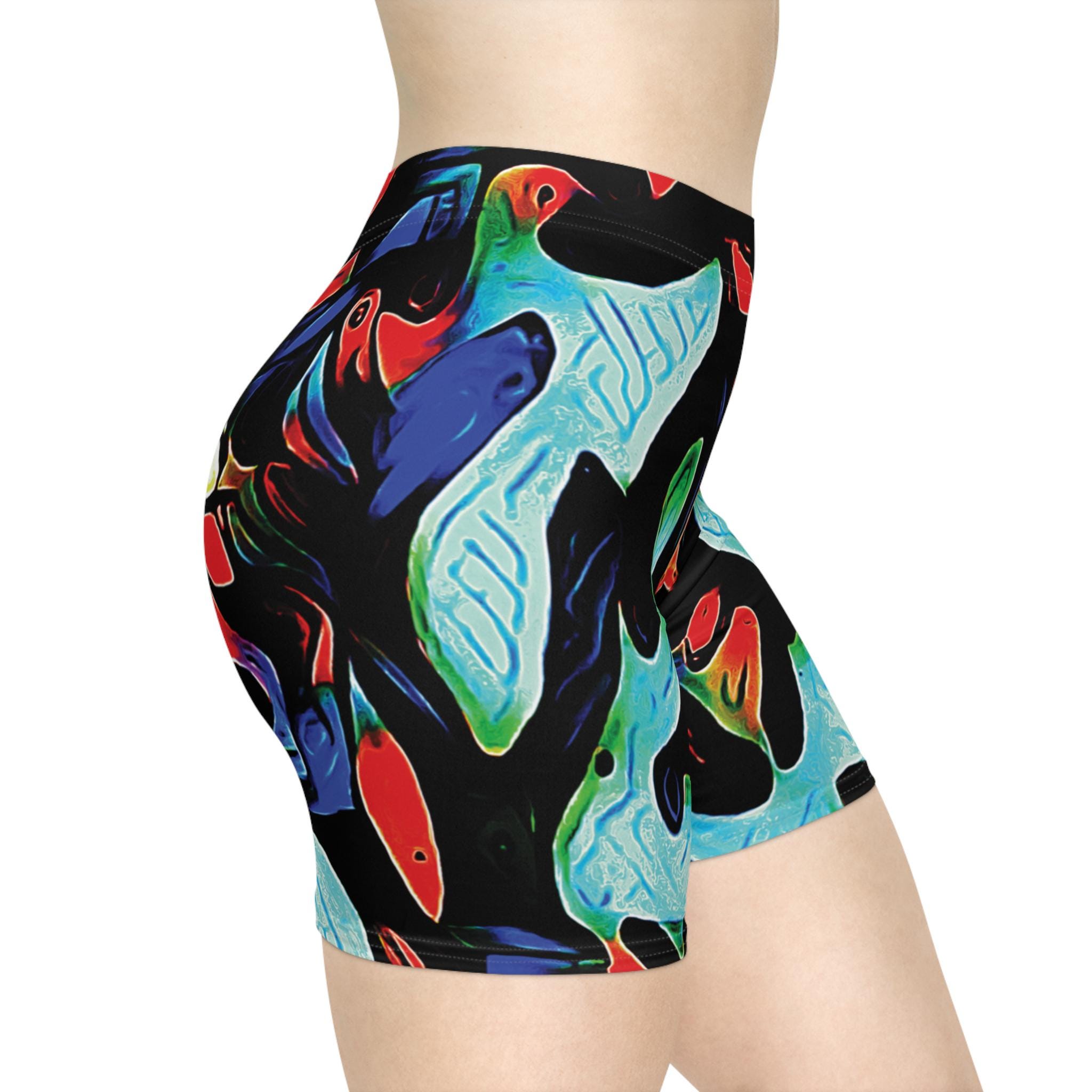 Wild Branch - Womens Biker Shorts