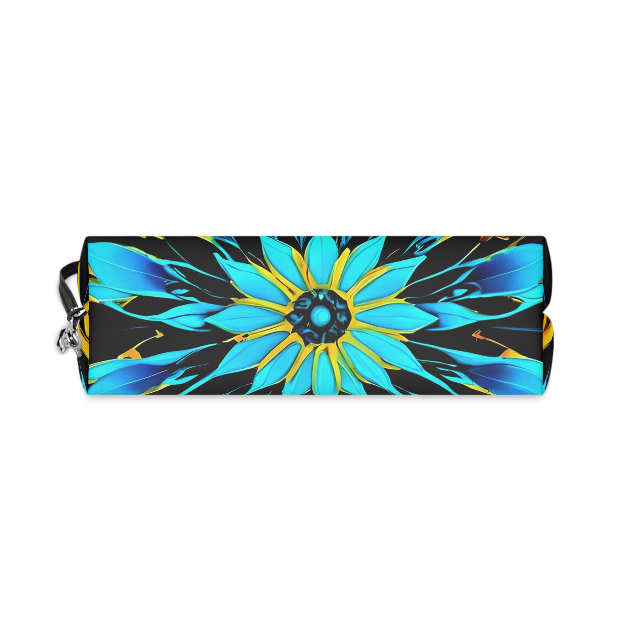 Blue Lace A - Makeup Bag