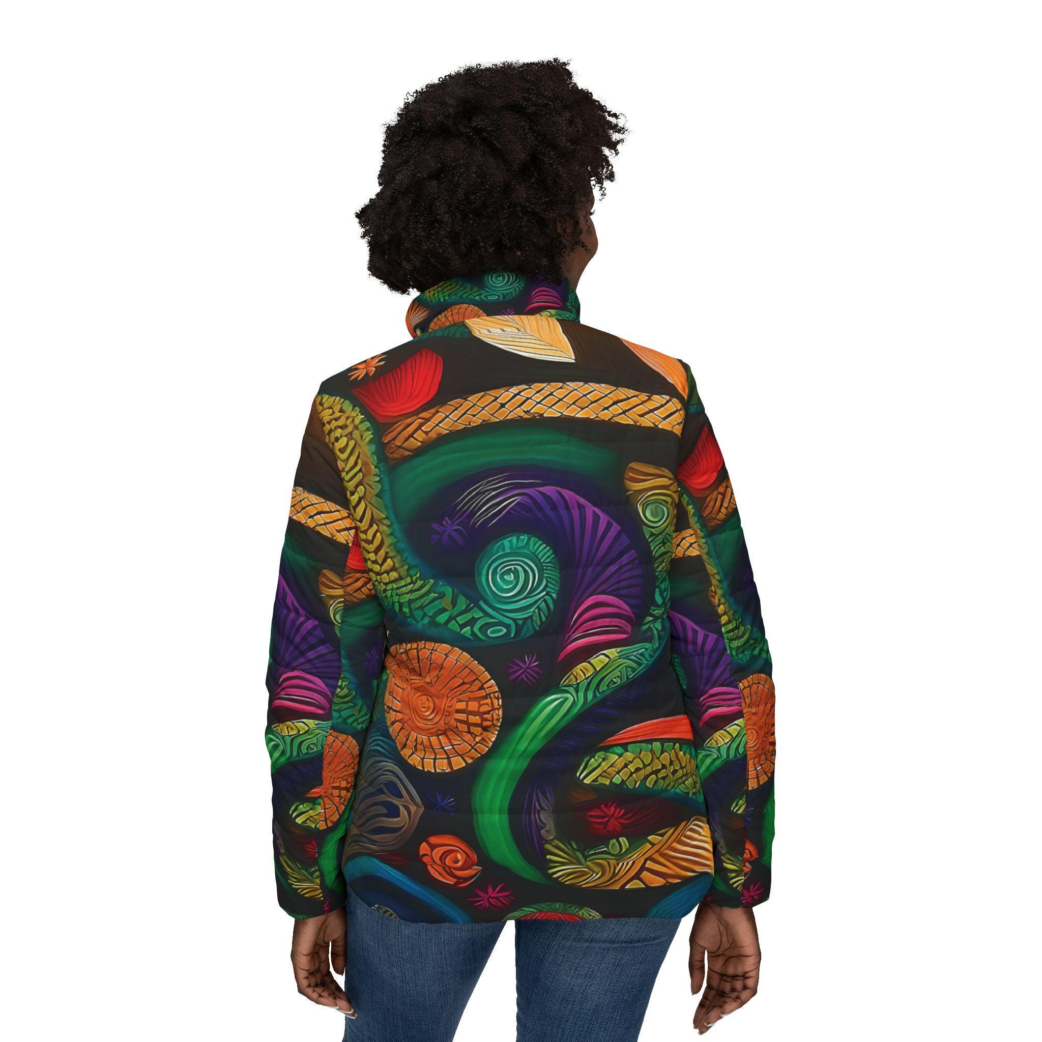 Color Twist - Womens Puffer Jacket
