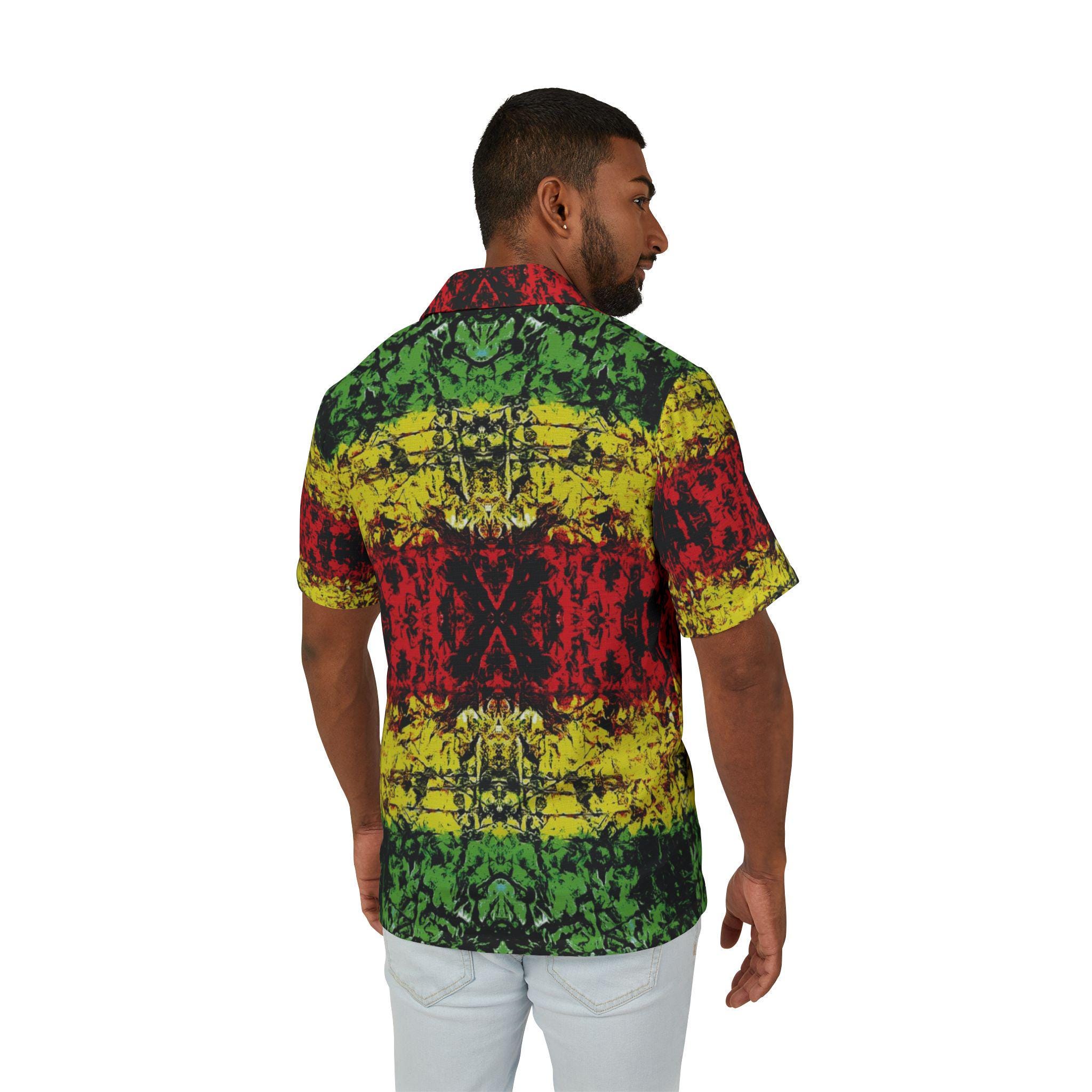 Reggae Stripe - Hawaiian Shirt