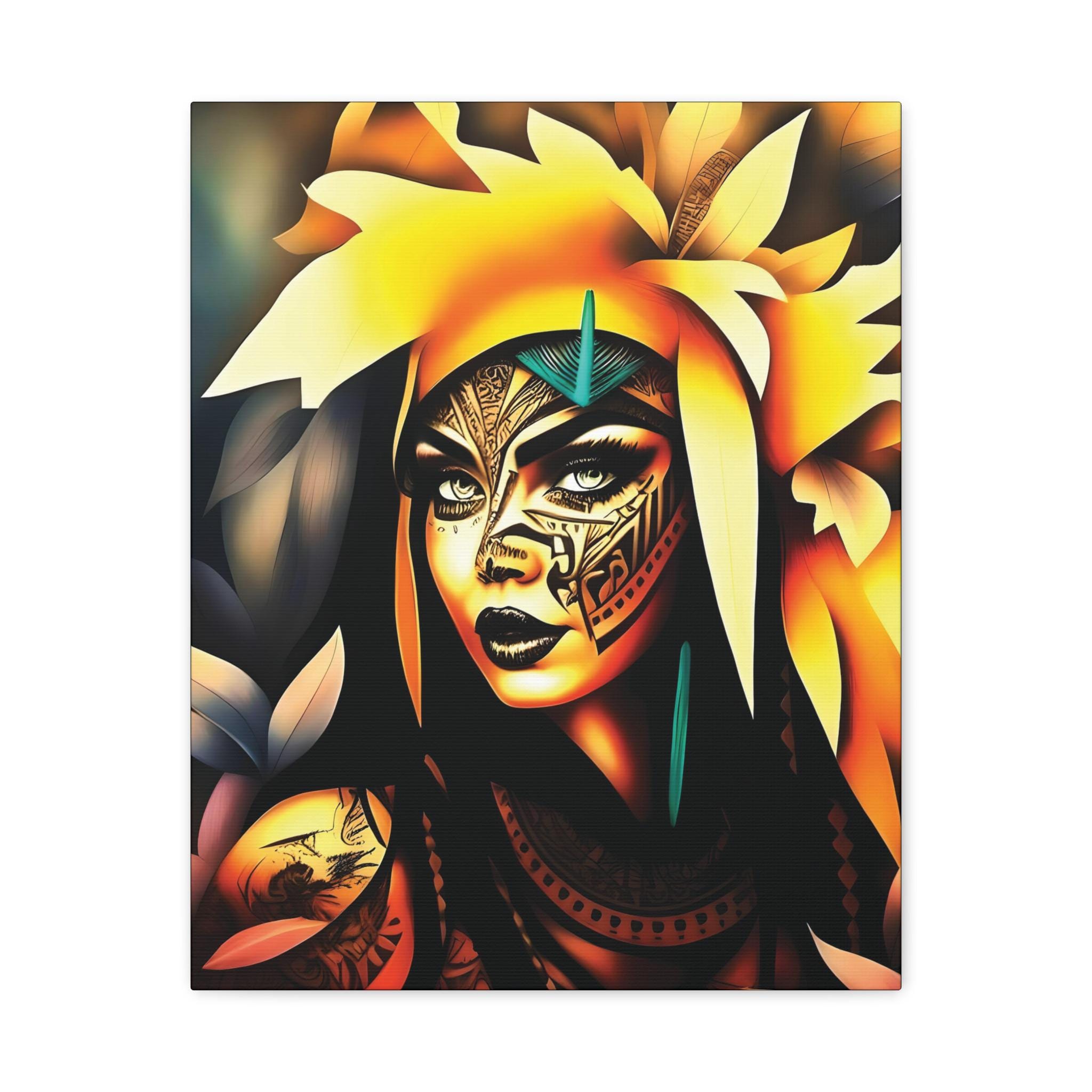 Poly Princess - Canvas Wall Art