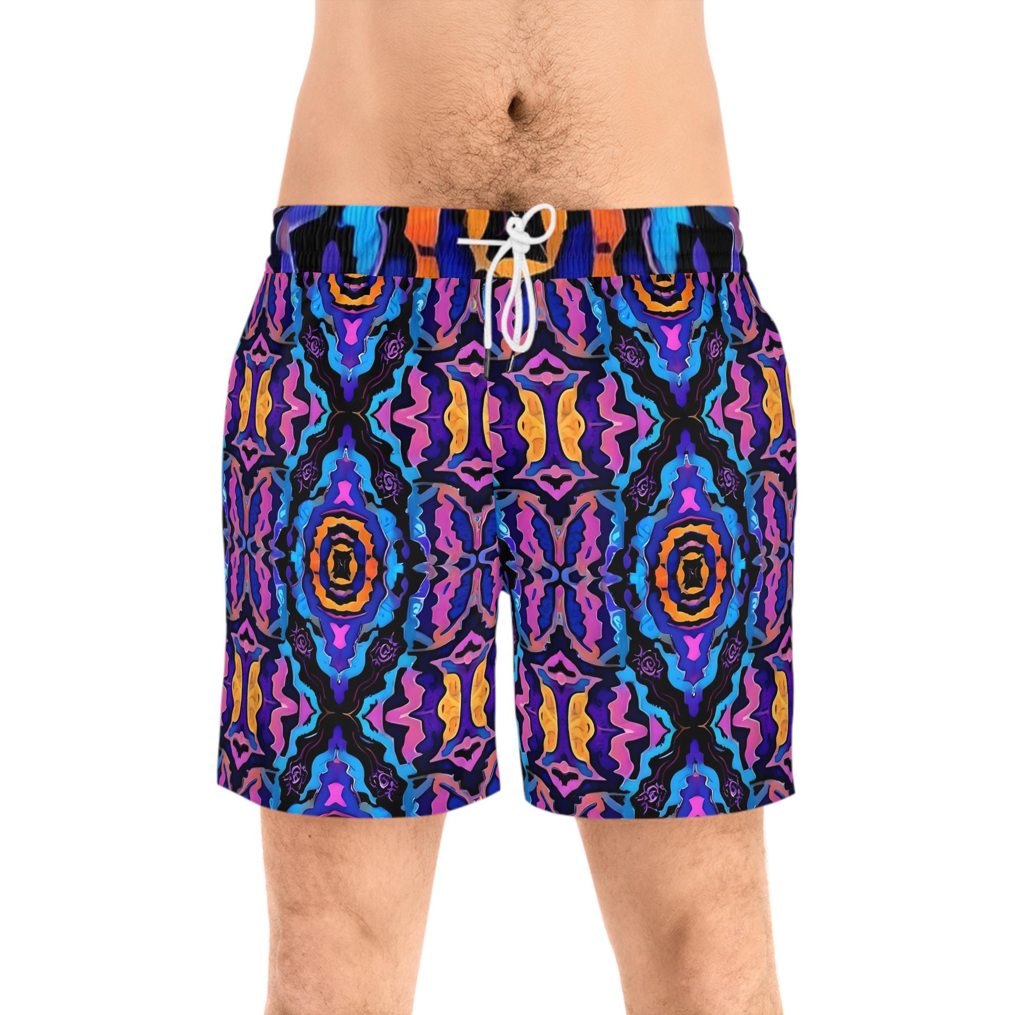 Purple H - Mens Swimwear
