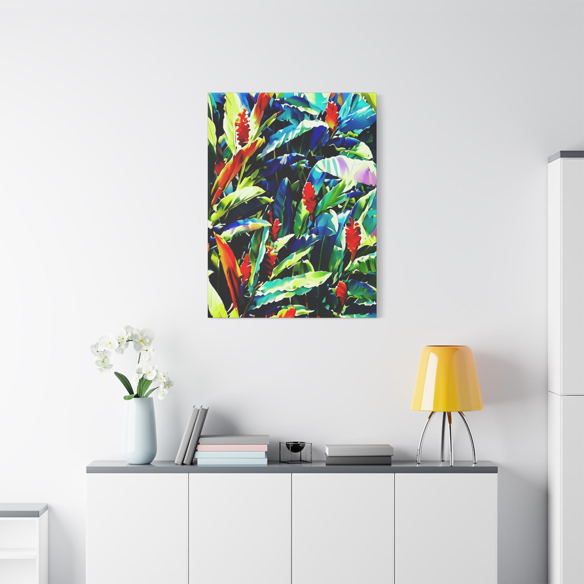 Floral Ginger - Canvas Wall Art