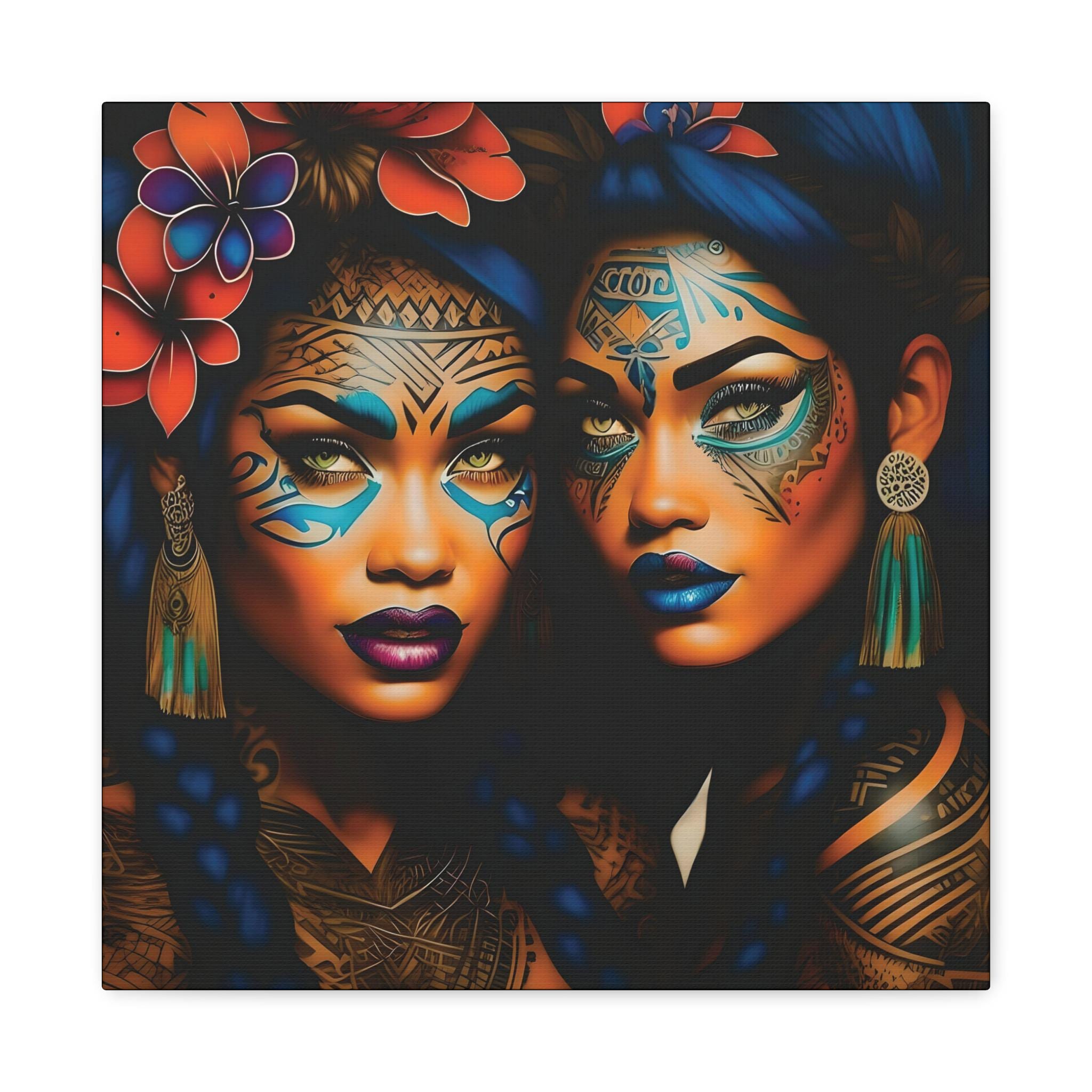 Painted Ladies - Canvas Wall Art