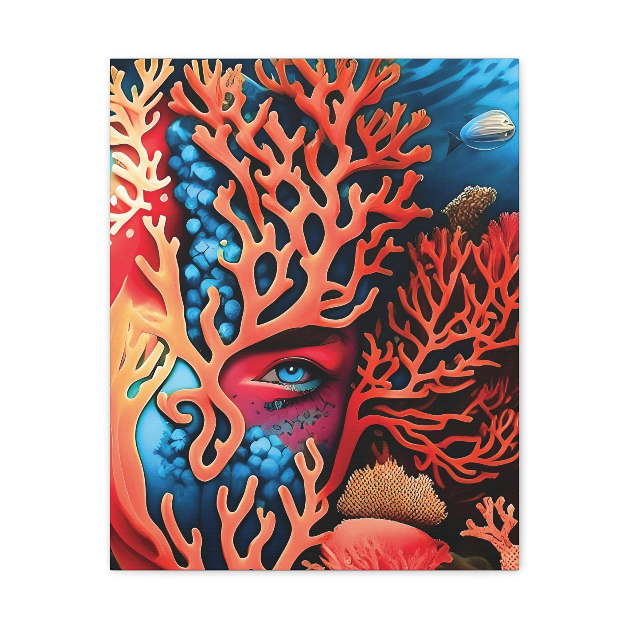 Hiden Reef - Canvas Wall Art