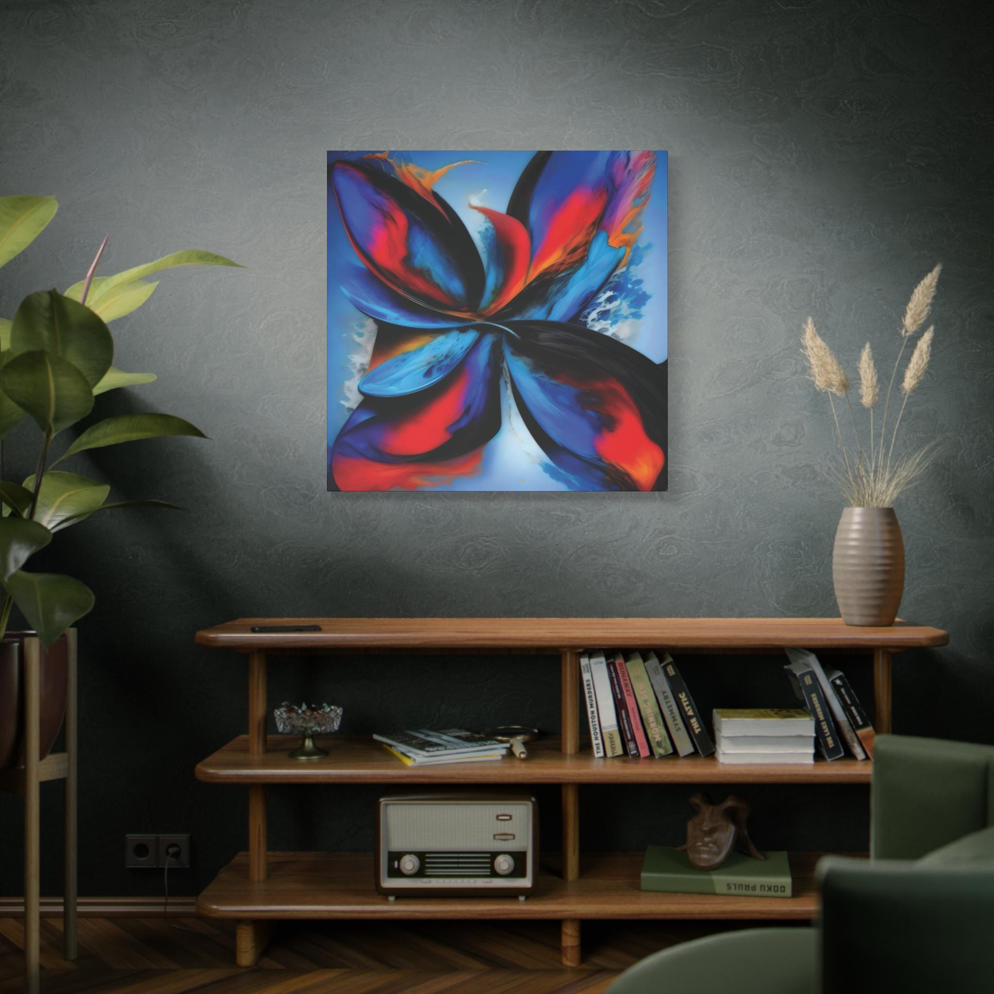 Flamin Fan - Canvas Wall Art
