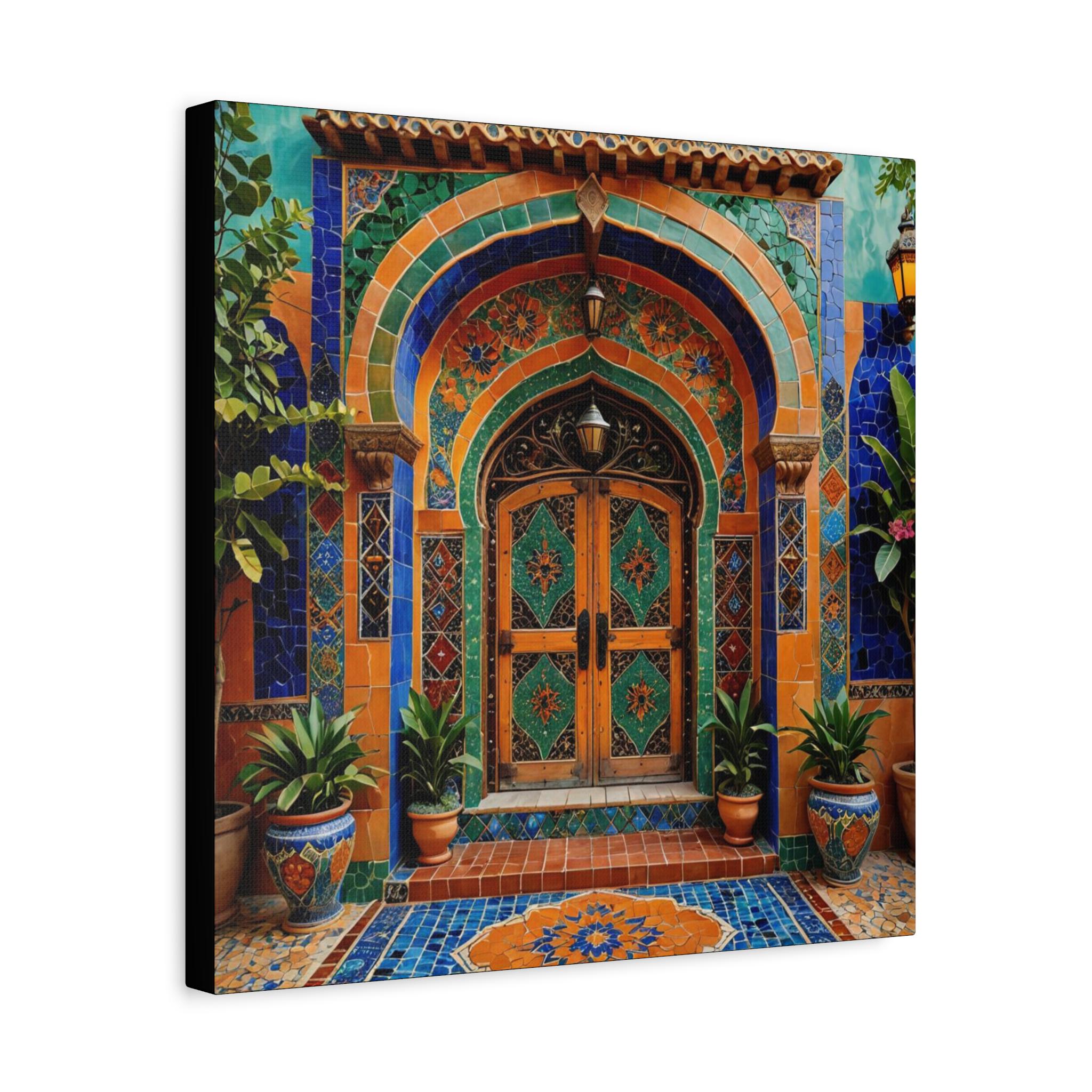 Village Door - Canvas Wall Art