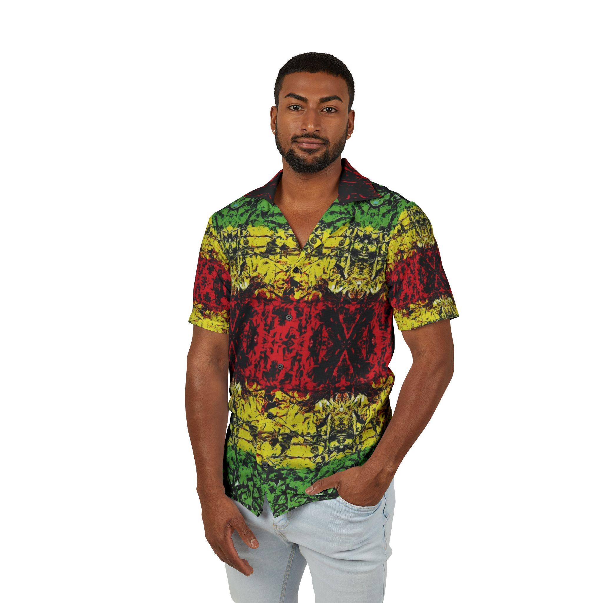 Reggae Stripe - Hawaiian Shirt